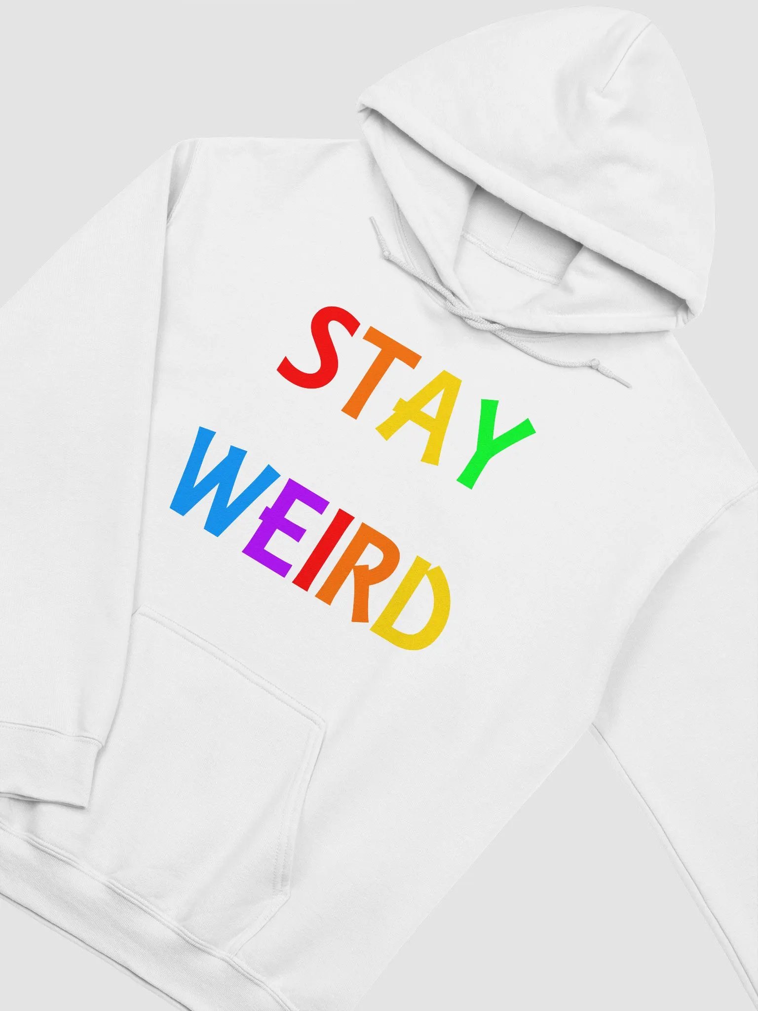 Stay Weird Rainbow - Hoodie product image (3)