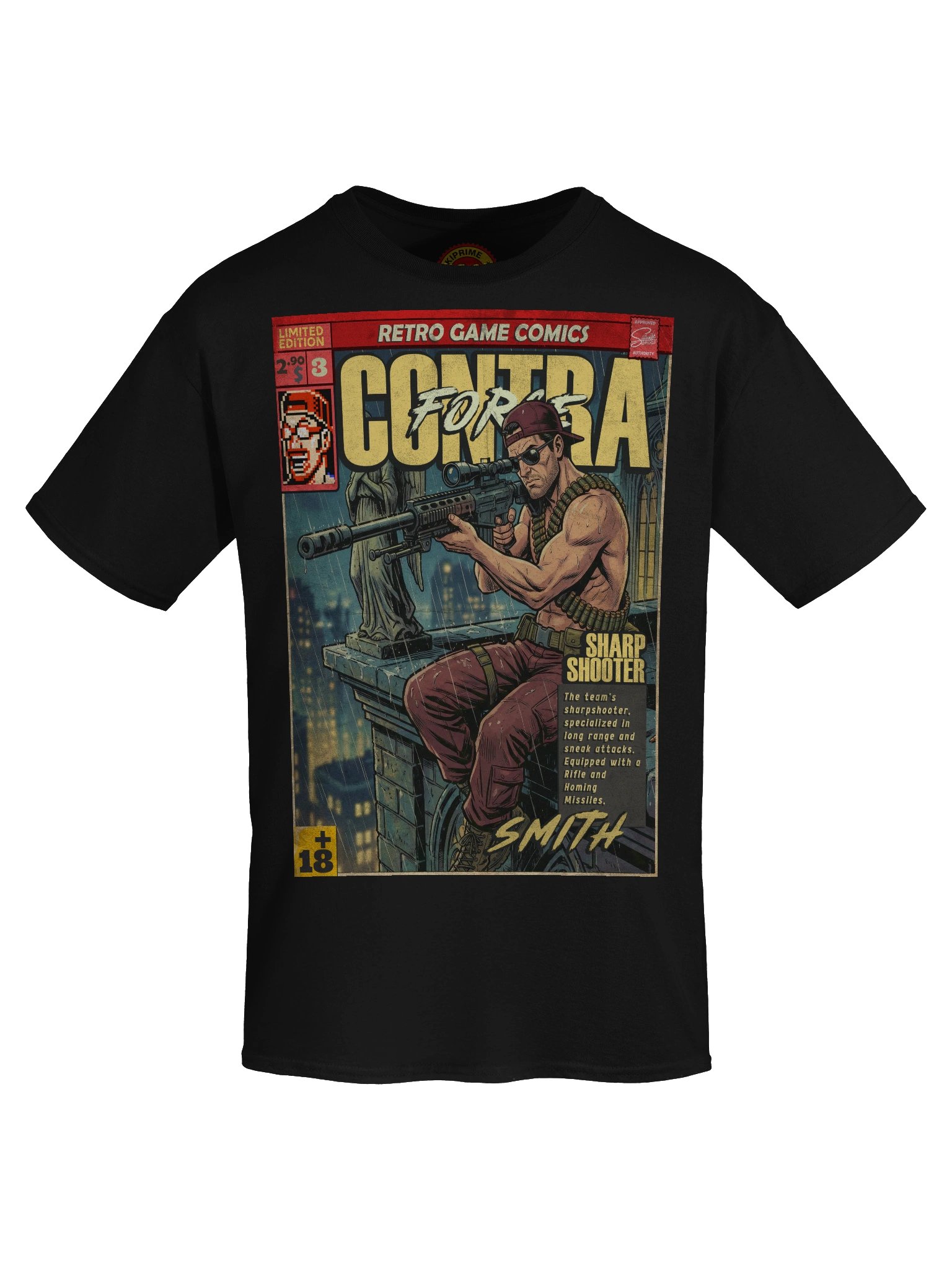 Contra Force Smith Comic Art T-Shirt product image (5)