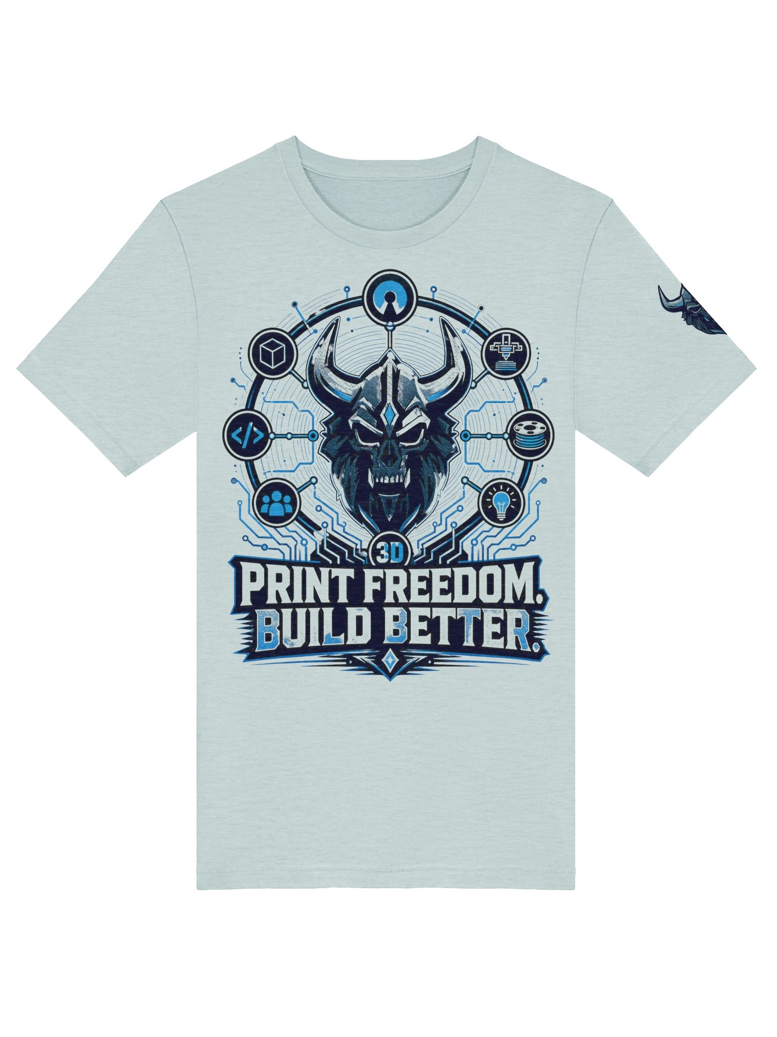 Build Better - Cyber Circuit Skull Tee product image (113)