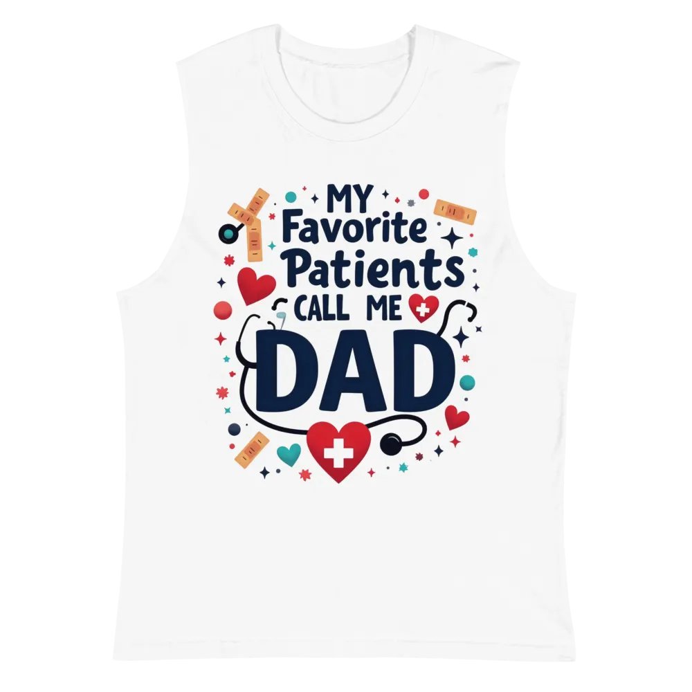 Dad of Favorite Patients Muscle Tank product image (2)