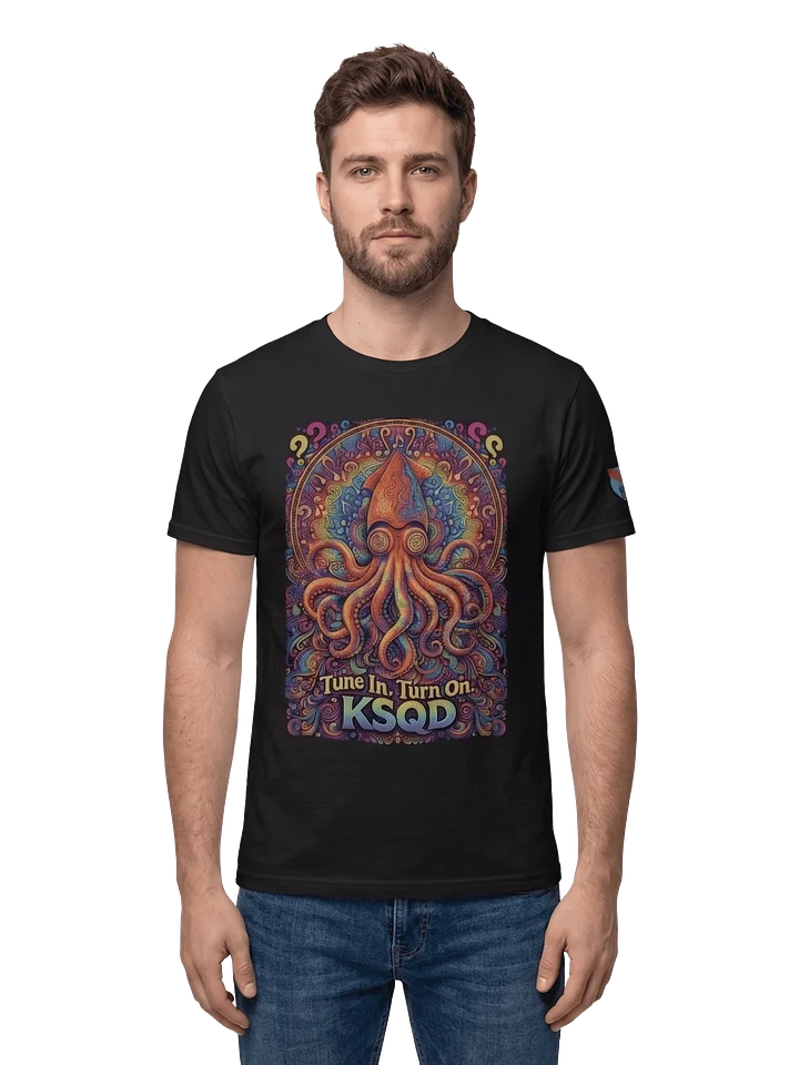 KSQD “Tune In. Turn On.” Psychedelic Squid Tee (Relax Fit) product image (2)