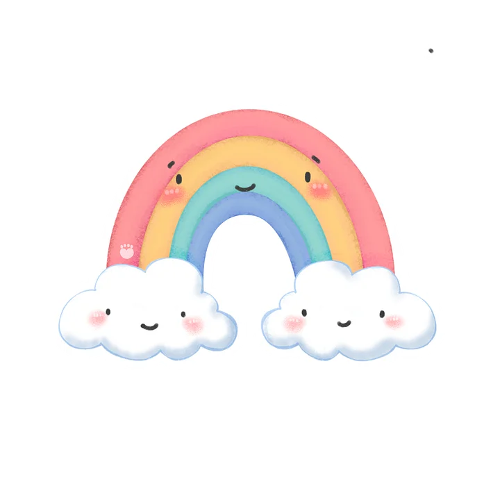 Happy Rainbow Sticker product image (1)