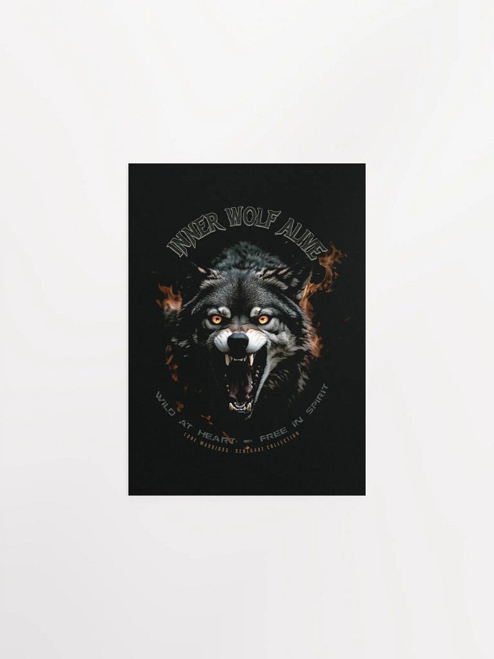 Inner Wolf is alive! ( Matte Paper Poster ) product image (1)