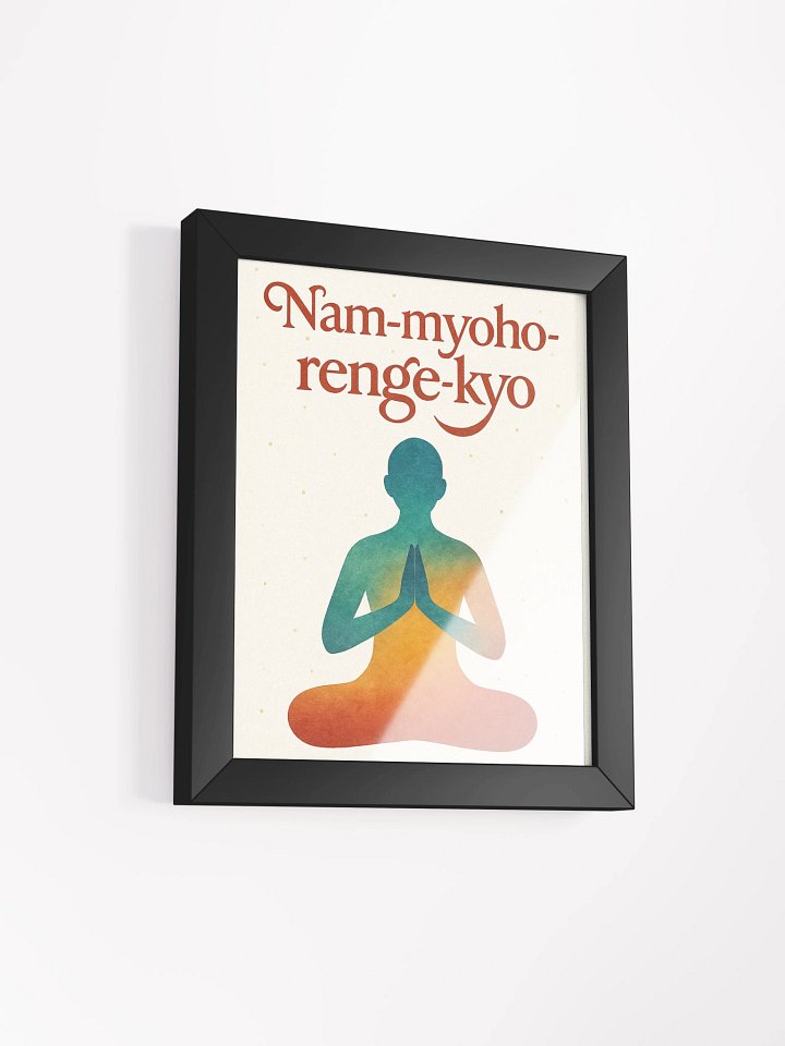 Nam-myoho-renge-kyo Meditation Poster product image (2)