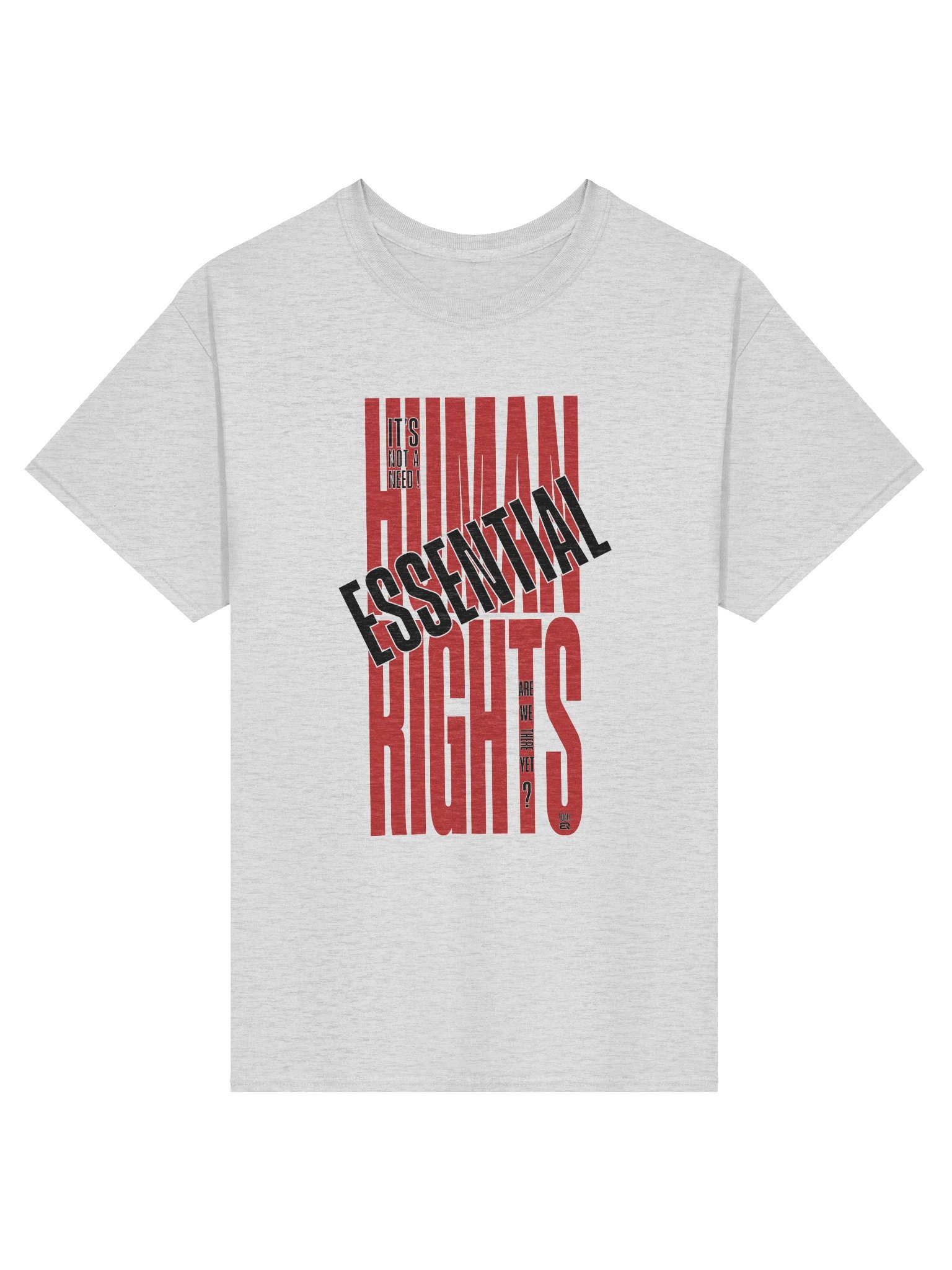 Gildan_EQALL® Essentials Human Rights Matter Tee_Red_Black product image (3)