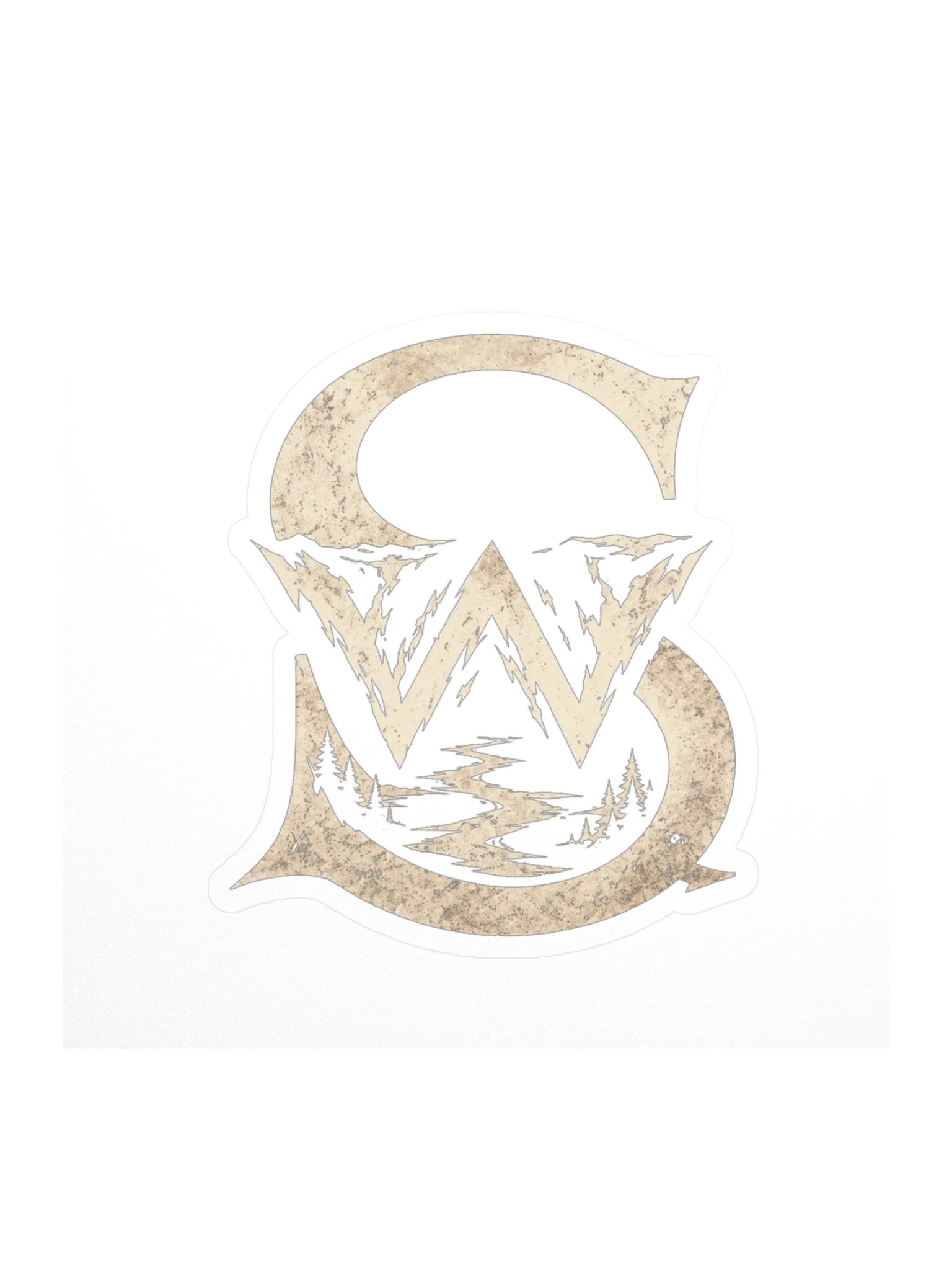SW Monogram Sticker product image (1)