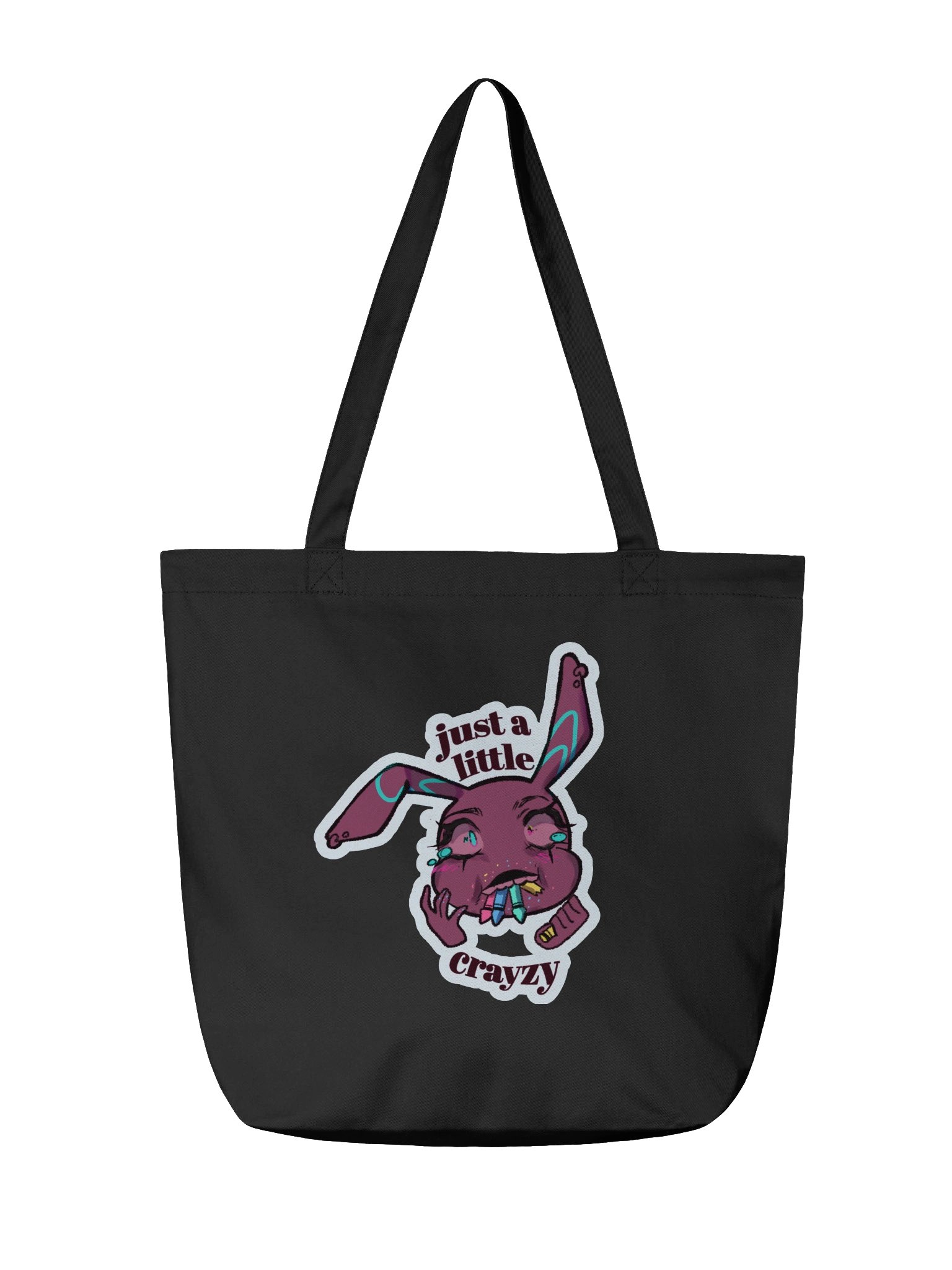 hyper "Just a little crayzy" totebag product image (2)
