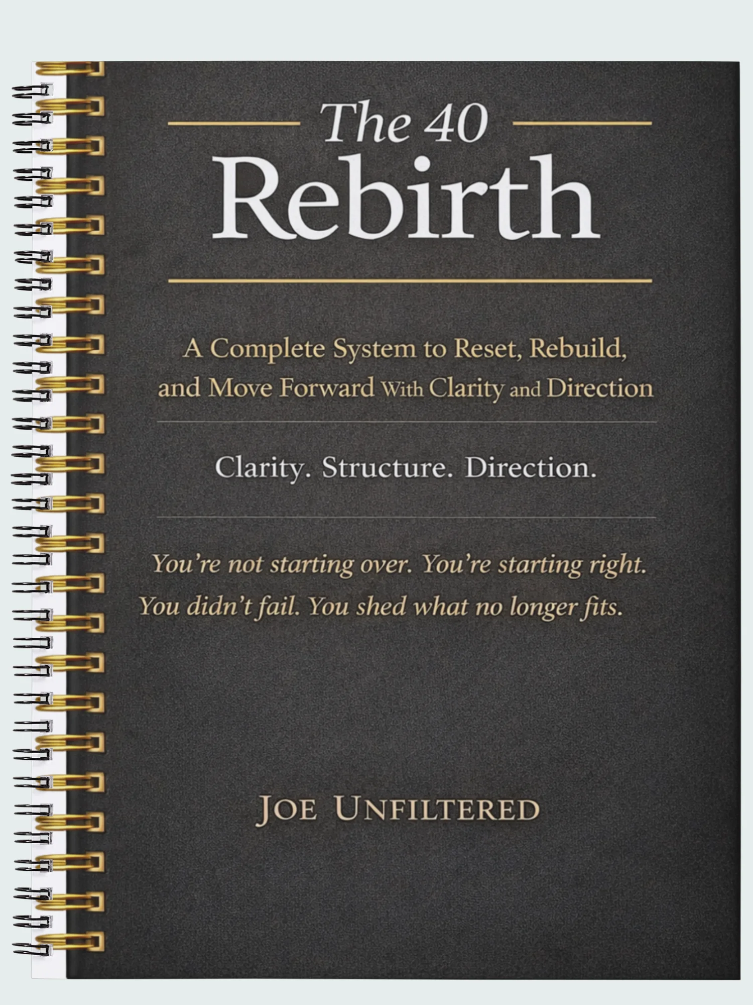 40 Rebirth Toolkit | Midlife Reset Workbook for Identity, Career (Digital PDF) product image (1)