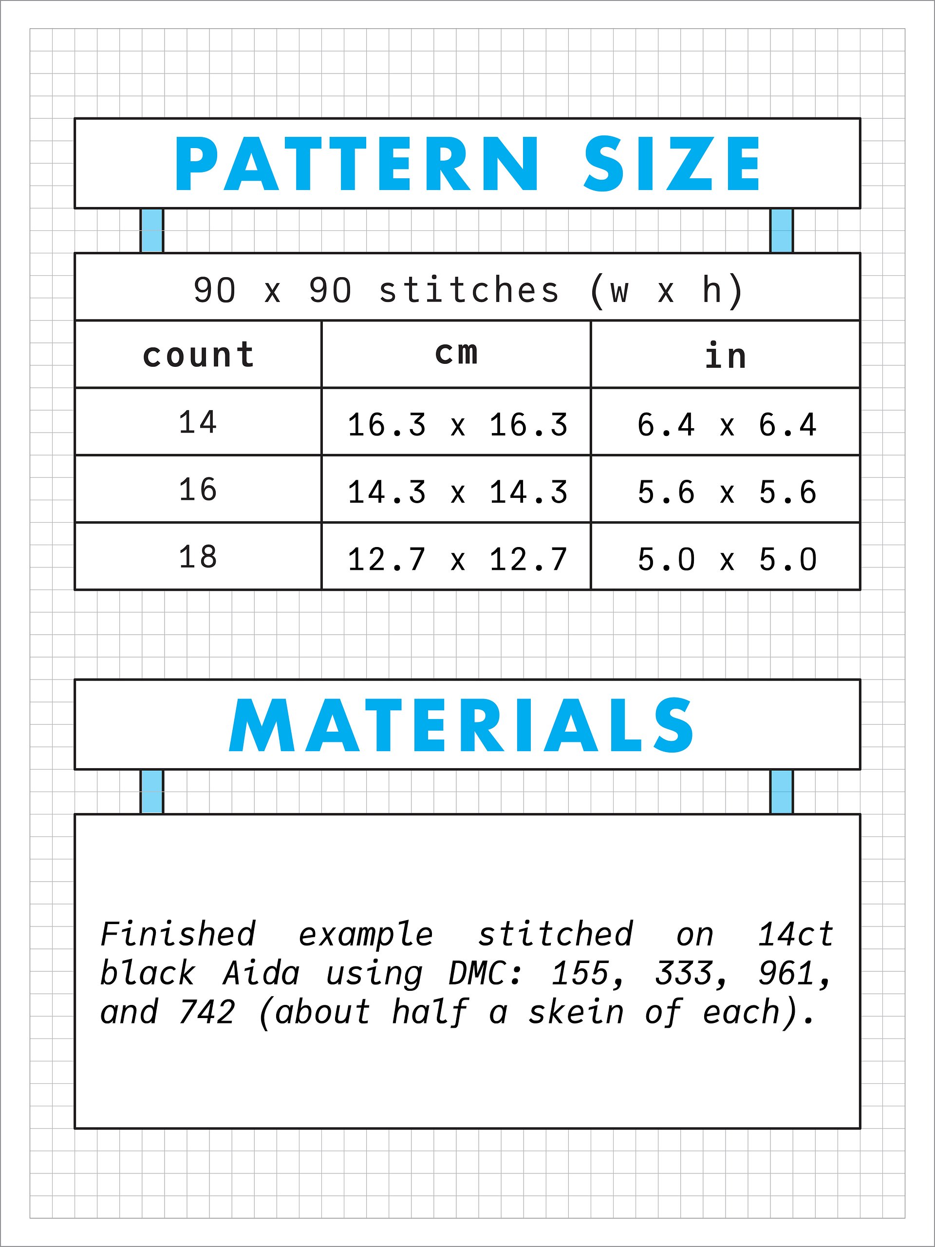 Cosmic Hike • Blackwork Cross Stitch Pattern • PDF Digital Download product image (6)