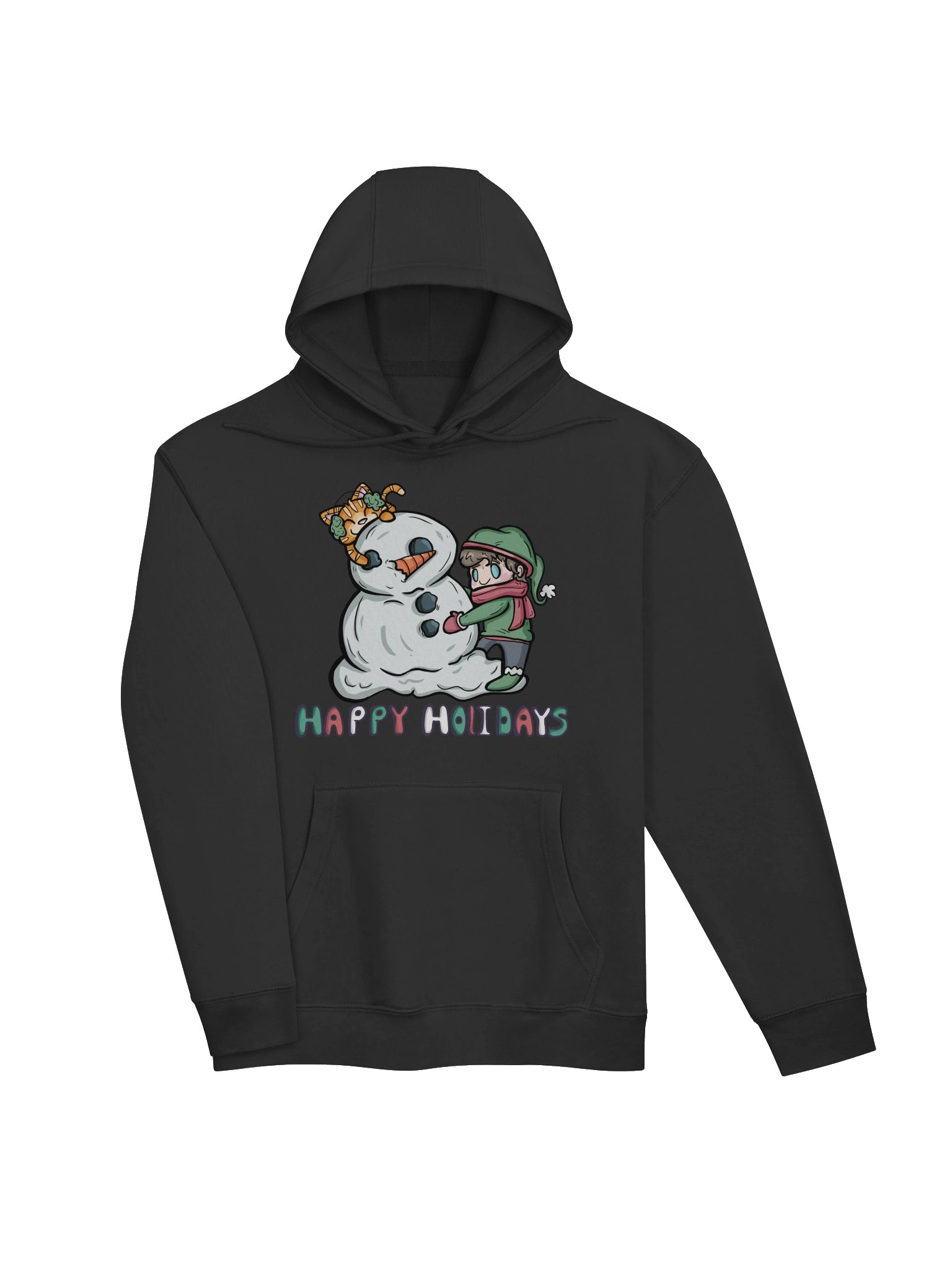 Arcade Warrior Happy Holidays Unisex Hoodie Christmas 2025 product image (3)