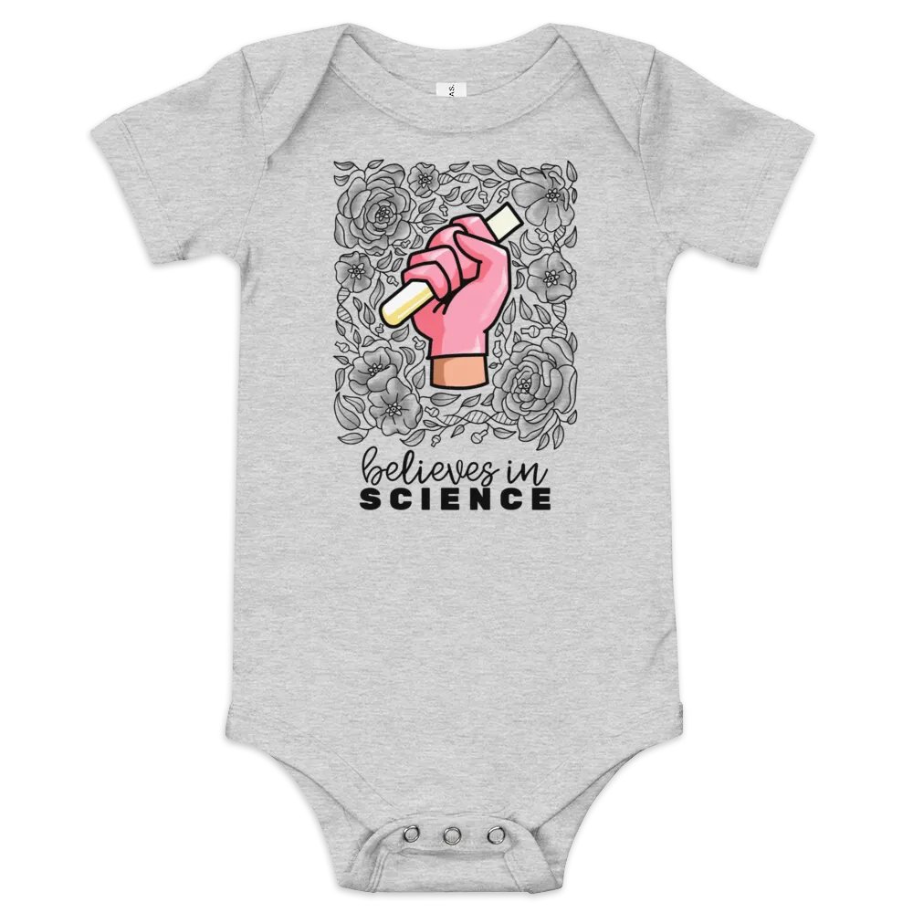 believes in science (onesie) product image (1)