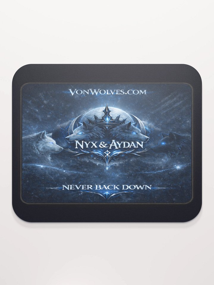 Nyx & Aydan: Never Back Down Mouse Pad product image (2)