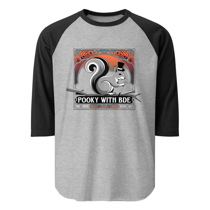Pooky's Dapper Squirrel Raglan Tee product image (1)