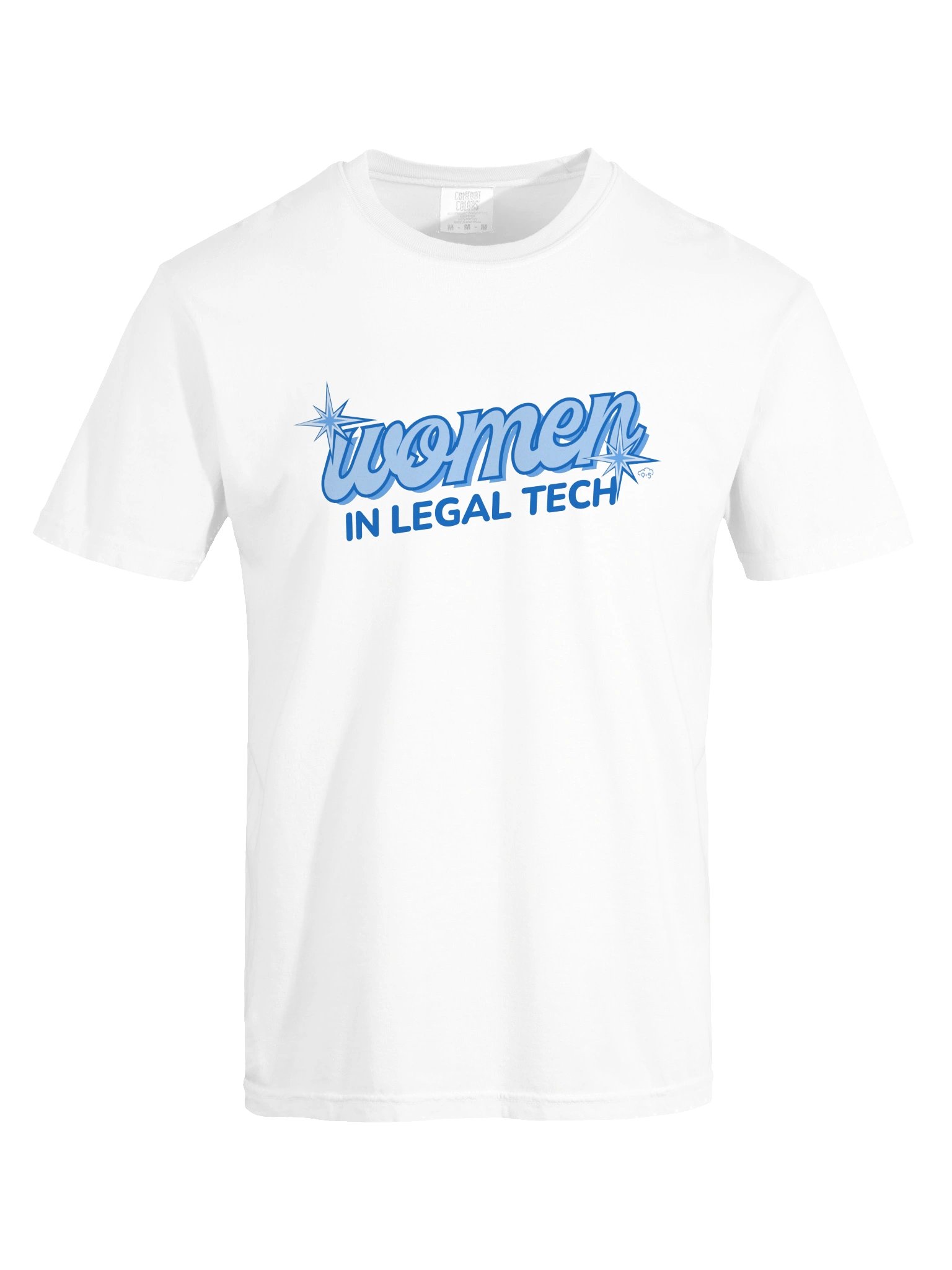 Women in Legal Tech Graphic Tee (Blue Logo) product image (4)