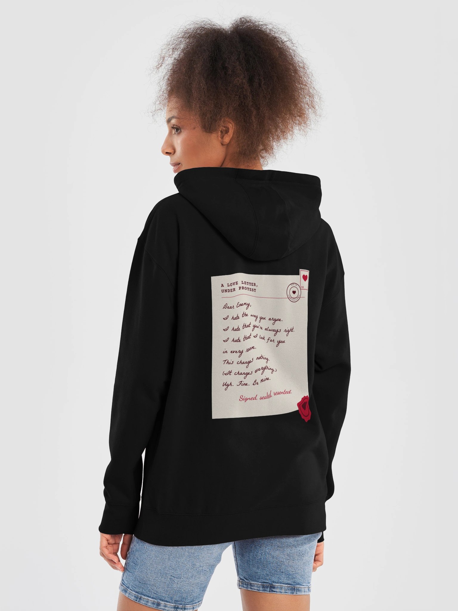 Love Letter, Under Protest Premium Hoodie product image (6)