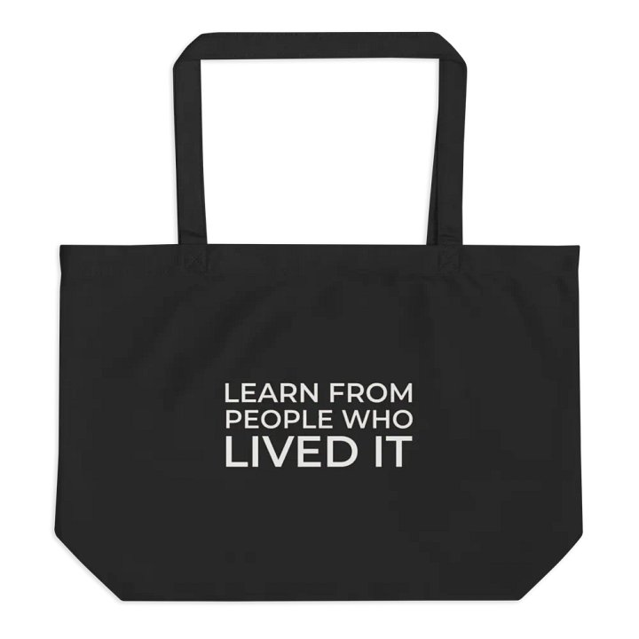 Organic Cotton Black Tote product image (1)