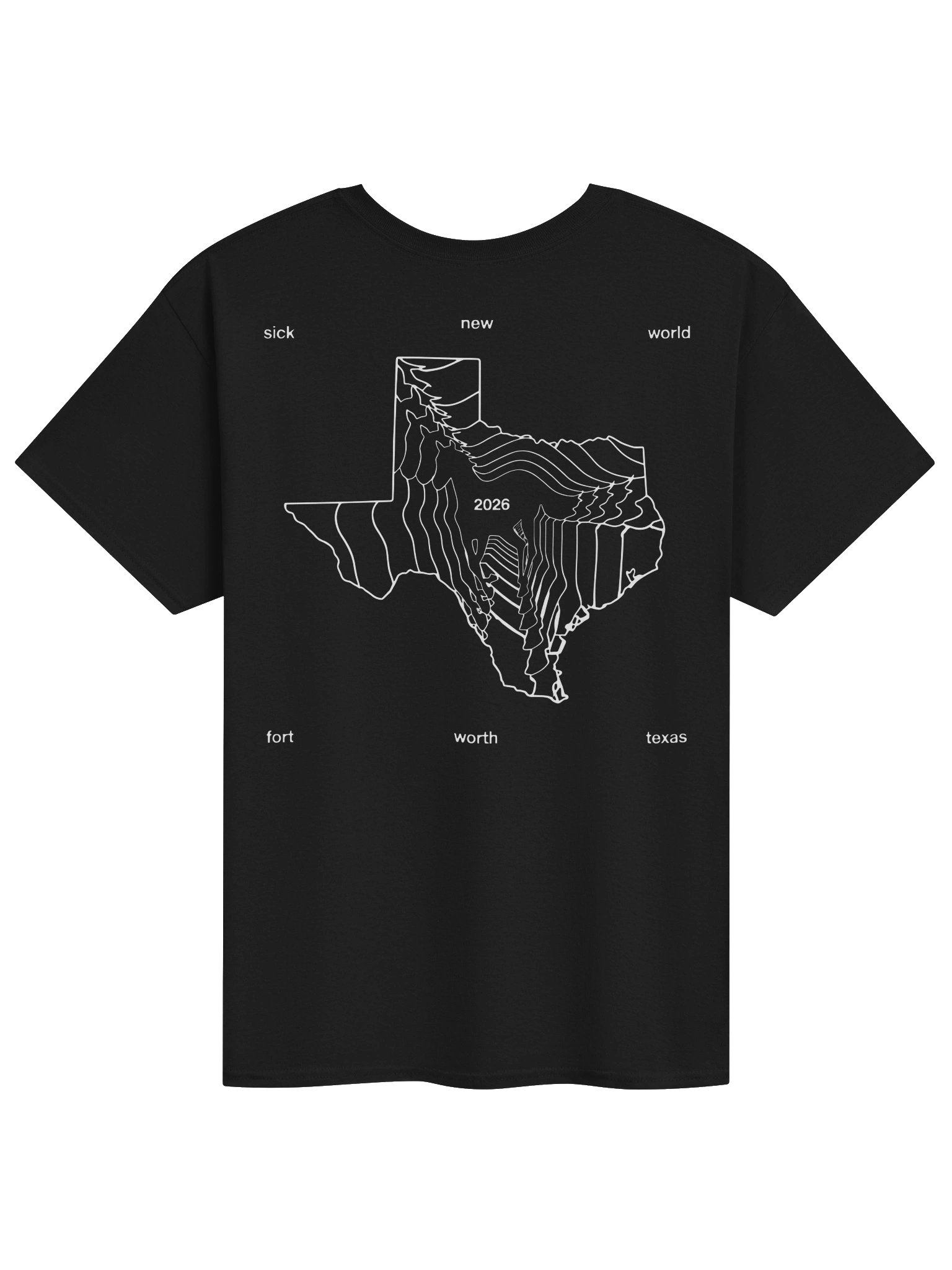 Deftones Texas Map T-Shirt product image (2)