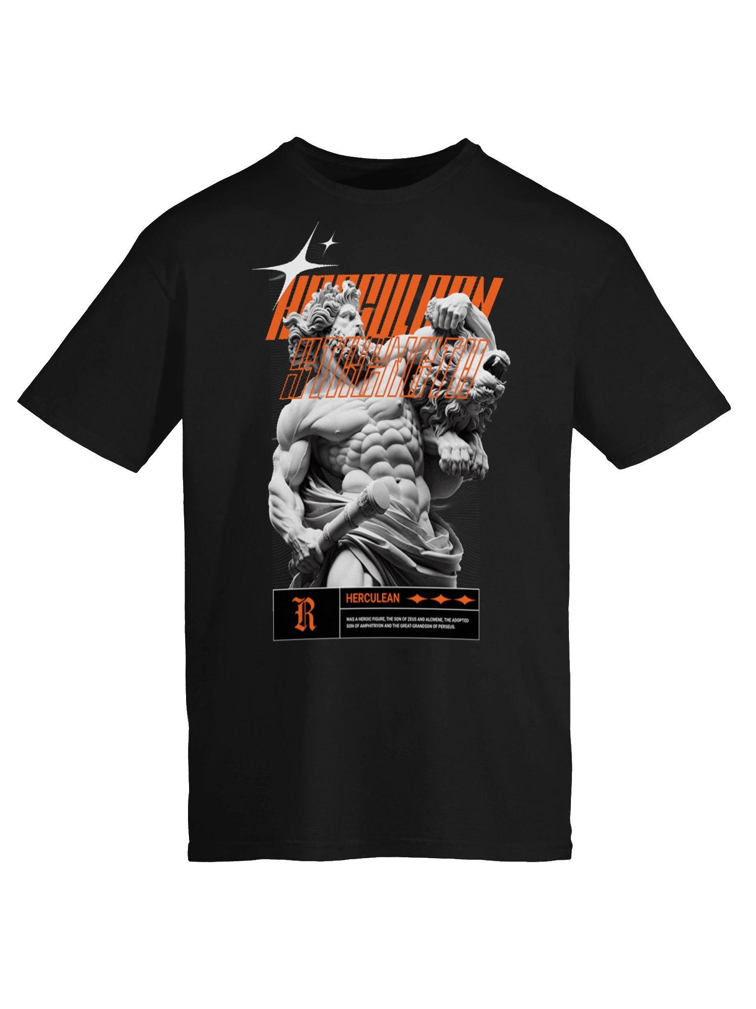 Herculean Strength Statue Graphic Unisex Softstyle T-Shirt product image (4)