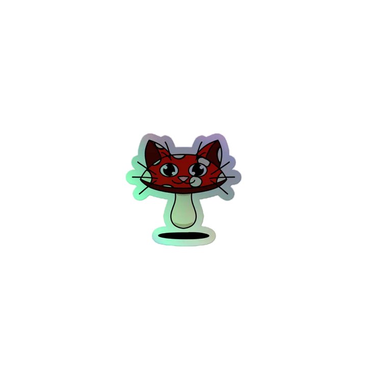 Meowshie🍄 - Holo Sticker product image (1)