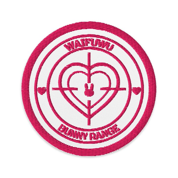 WaifUwU Tactical Badge - Pink & White product image (1)