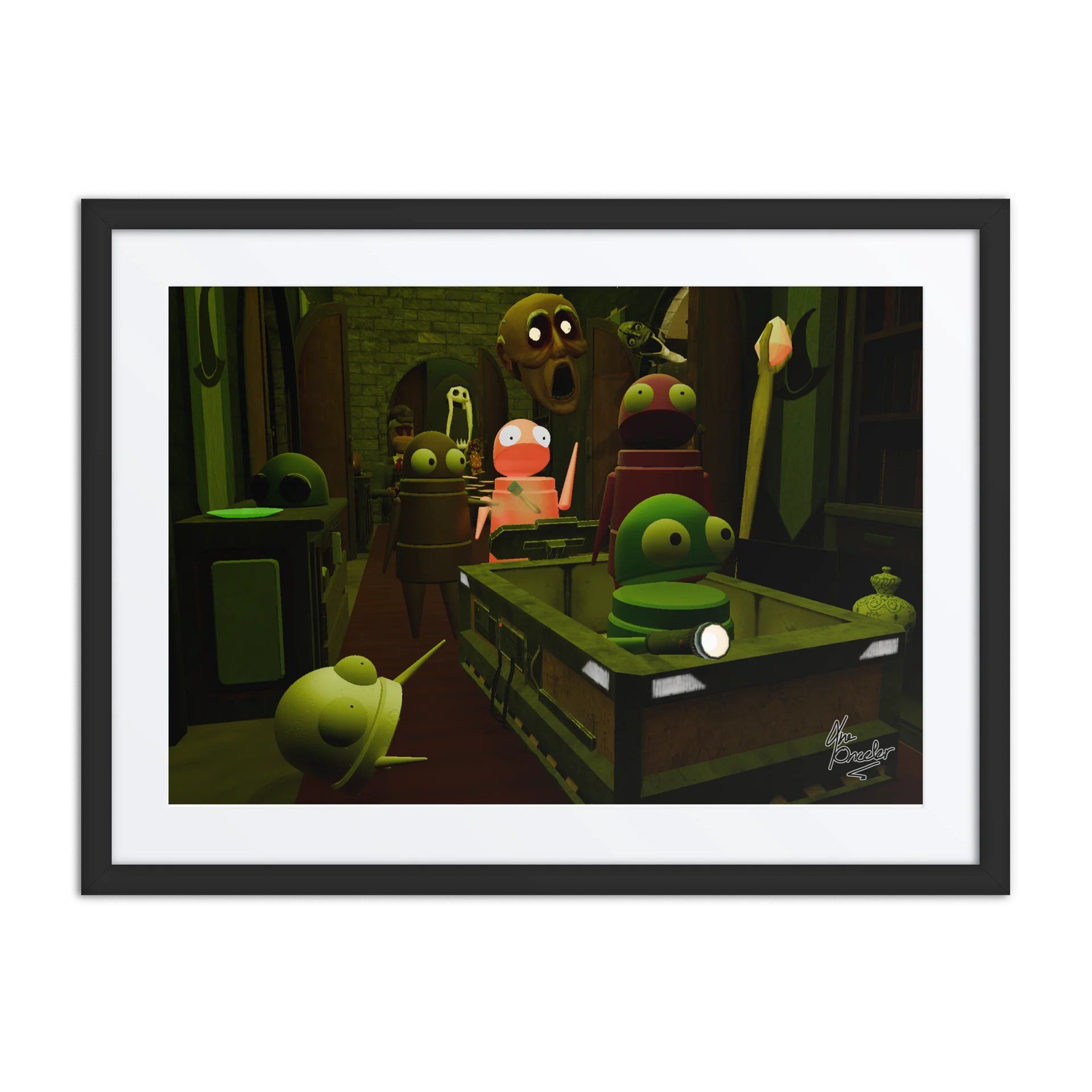 A Quiet Night Out Framed Poster product image (1)