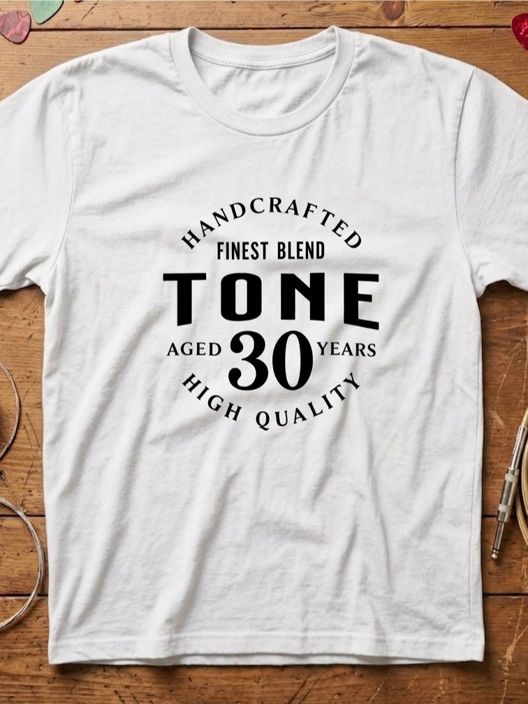 Handcrafted Tone Aged 30 Years - Guitar T-Shirt product image (1)