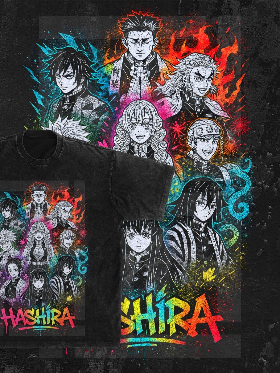 hashira Demon slayer | Kimetsu no Yaiba t-shirt PNG design product image (1)