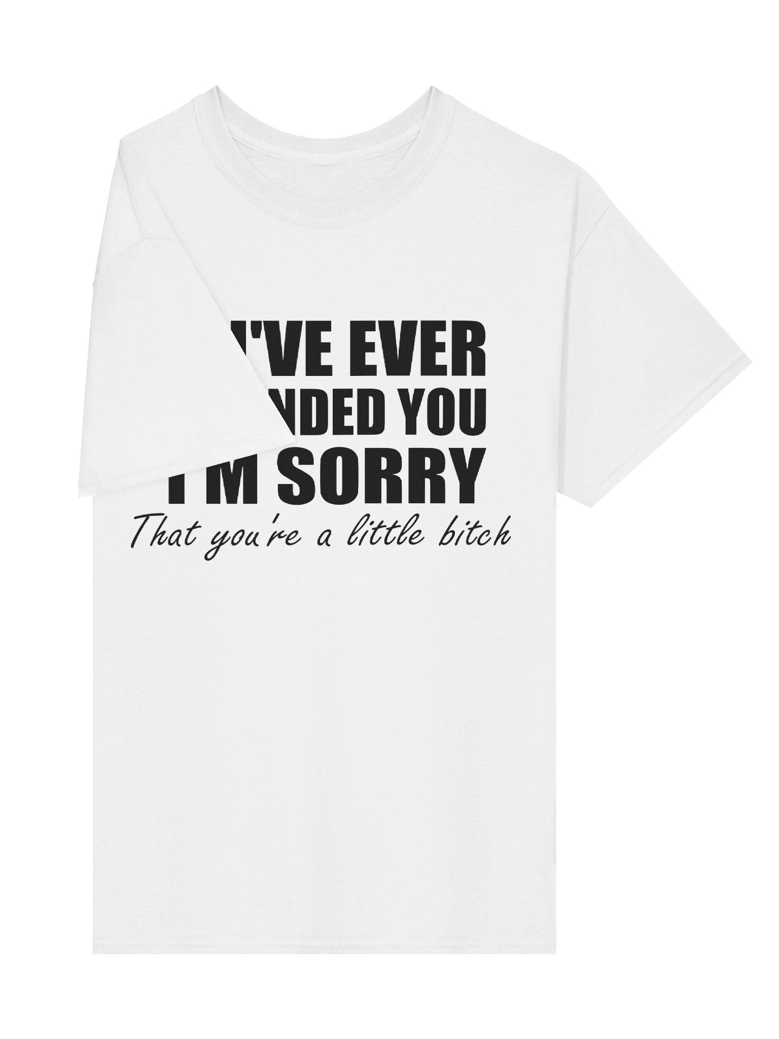 If I've Ever Offended You I'm Sorry That You're A Little Bitch Shirt product image (5)