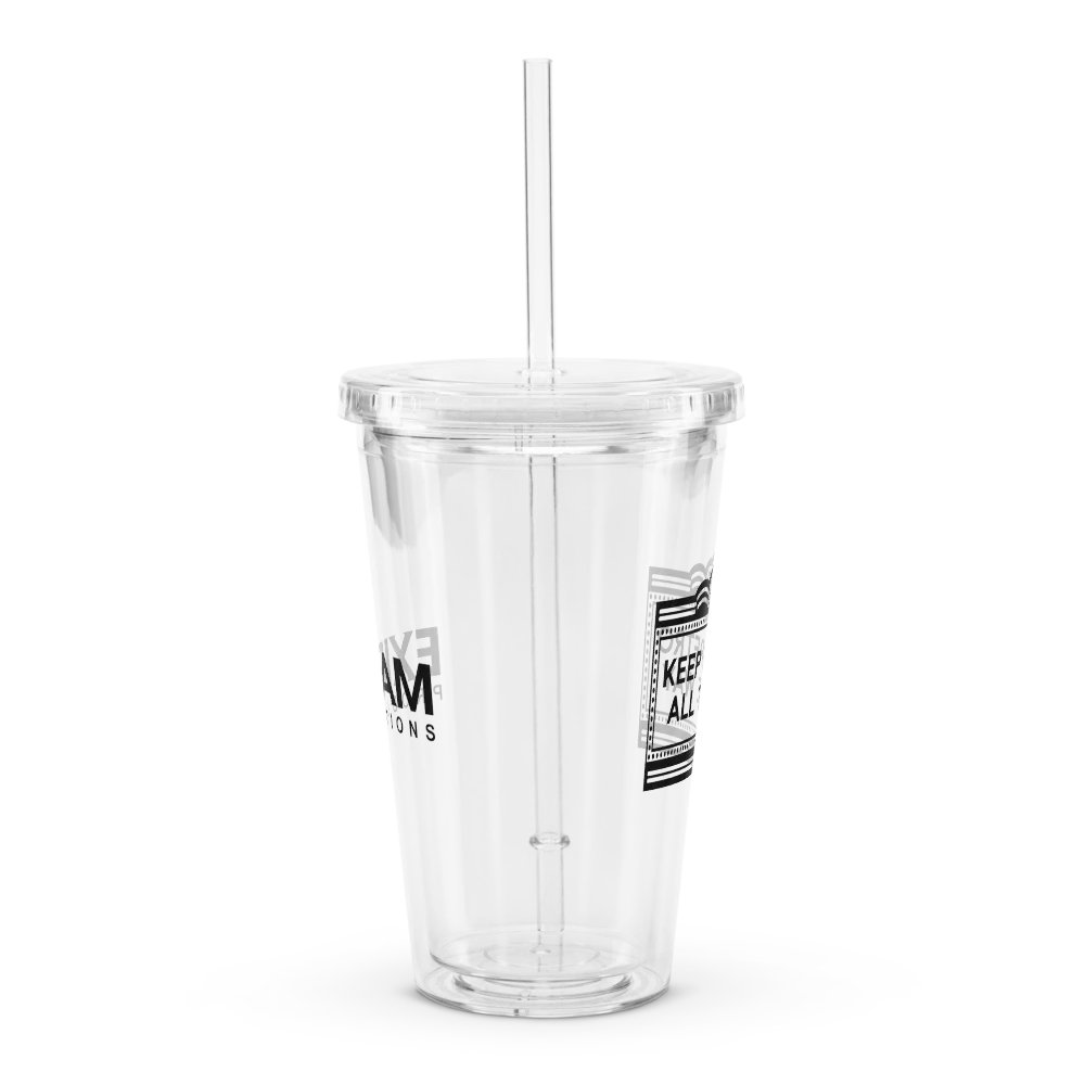 Exiram Double Wall Clear Plastic Tumbler product image (3)