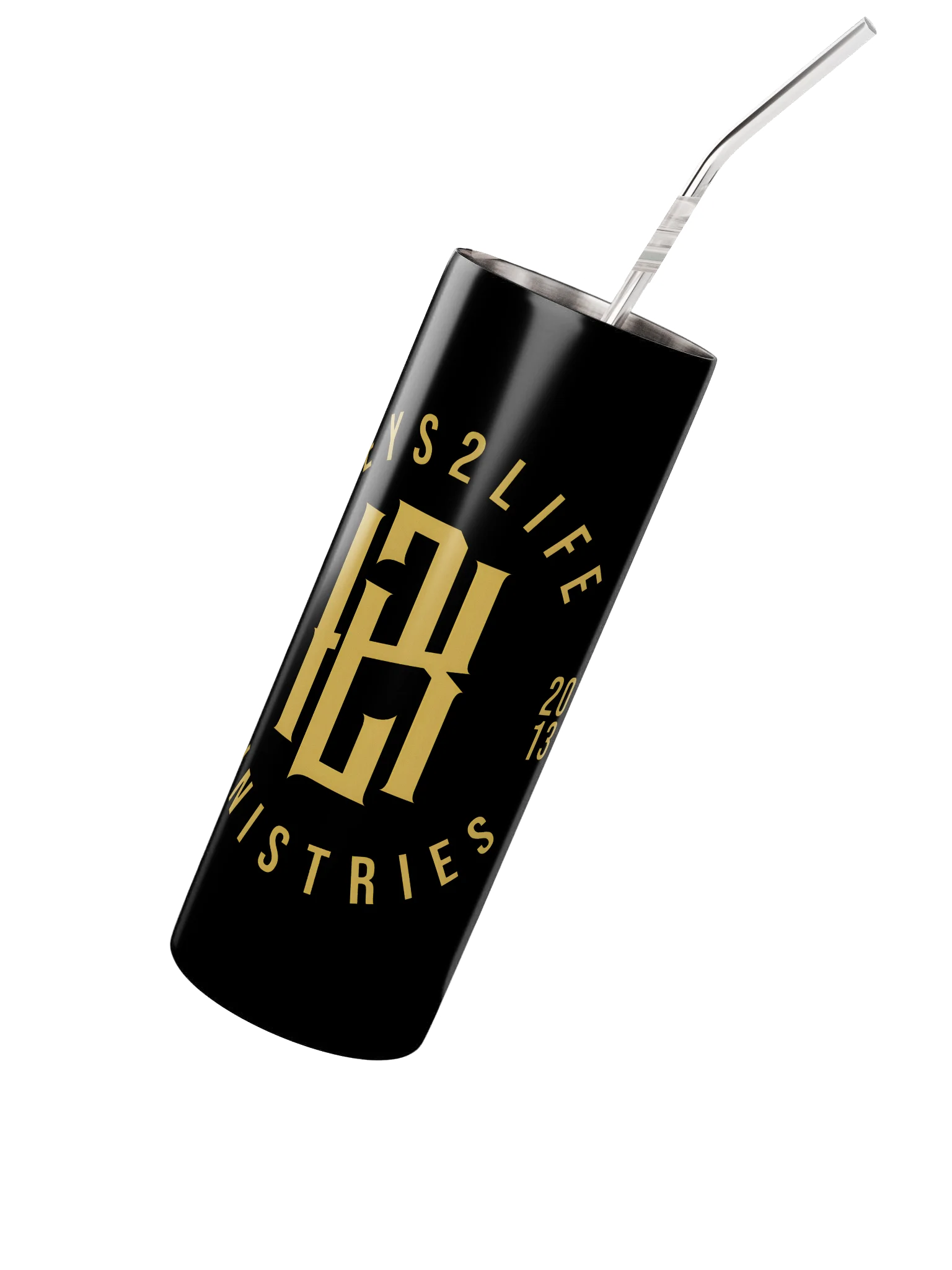 Keys2Life Ministries Gold Emblem Tumbler product image (3)