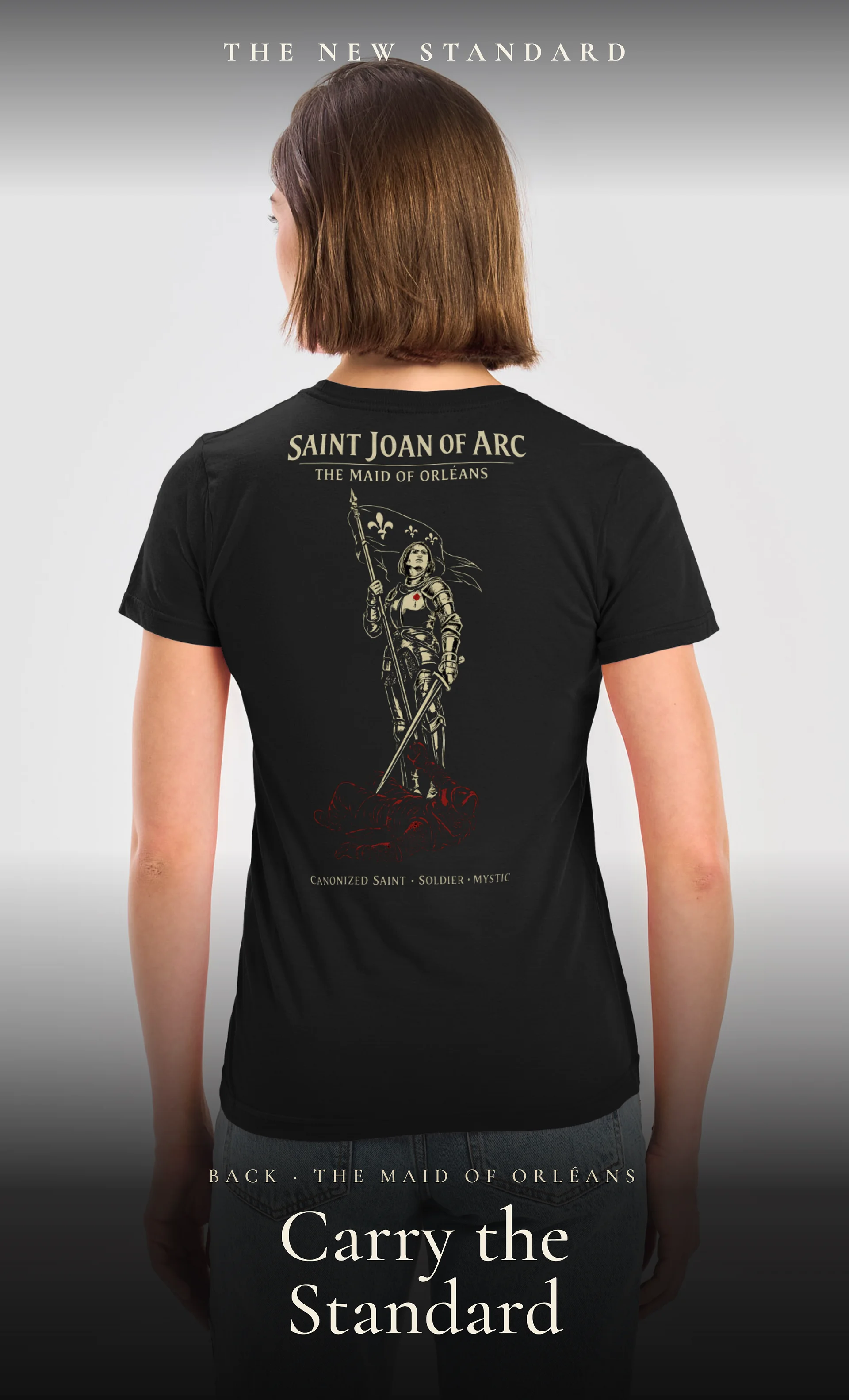 Saint Joan of Arc — The Maid of Orléans Women’s Semi-Fitted Tee product image (1)