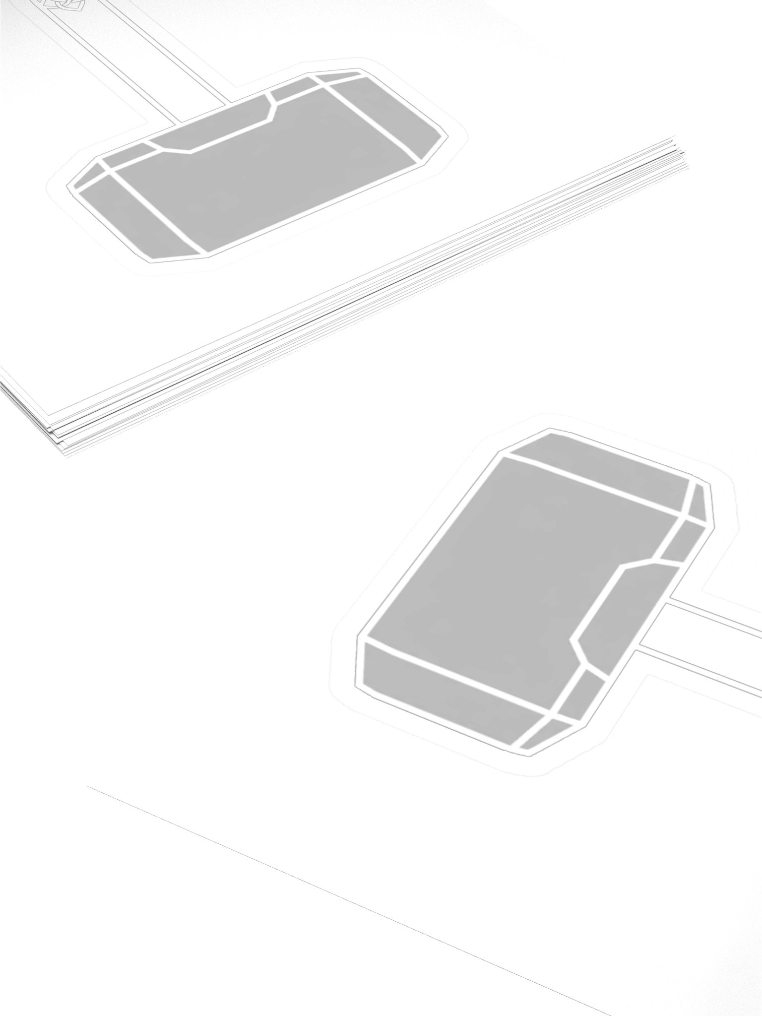 Minimal Mjolnir Sticker product image (14)