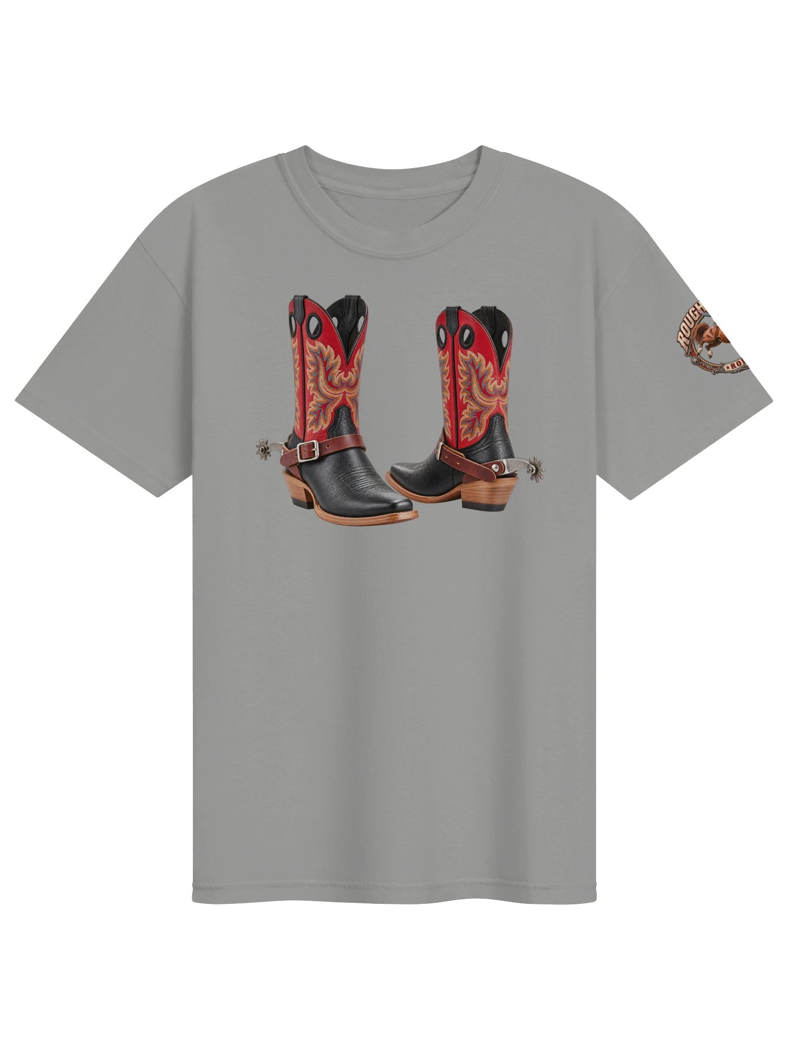 Red Spur Cowboy Boots Western T-Shirt | ROUGHSTOCK™ product image (165)