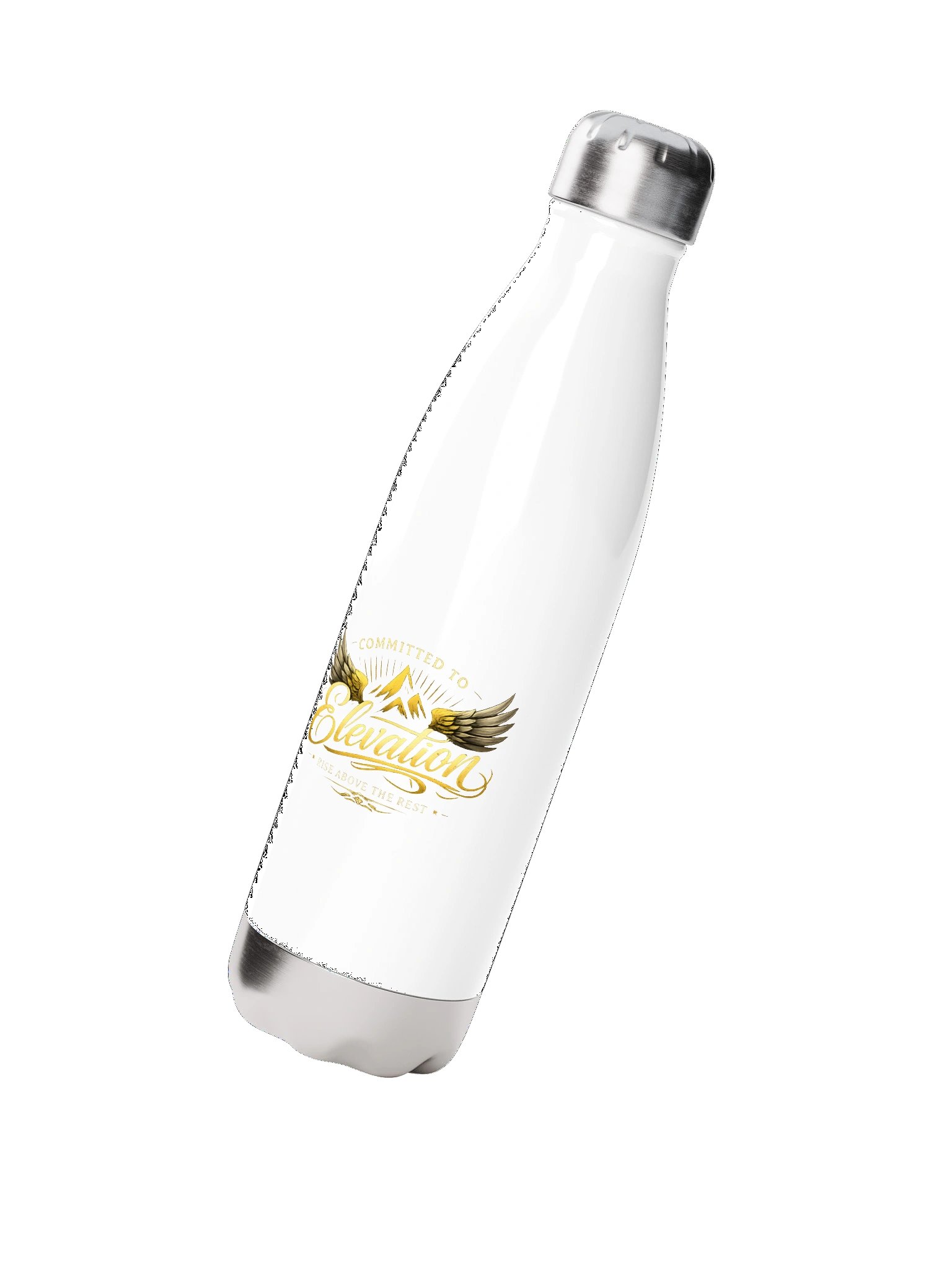 Committed To Elevation — Stainless Steel Water Bottle (Rise Above The Rest) product image (2)