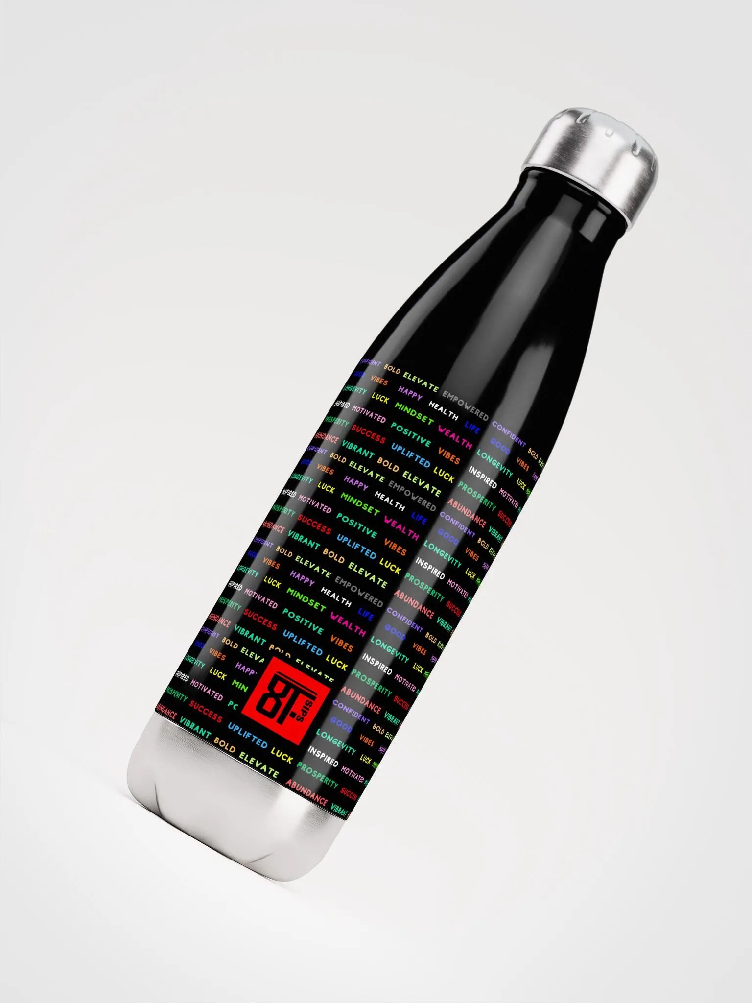 8T Sips Prosperity Stainless Steel Water Bottle product image (8)