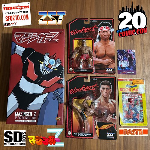 This is it for my New York Comic Con 2026 pick-ups. Only one true vintage item. At least the rest is based on old school vint...