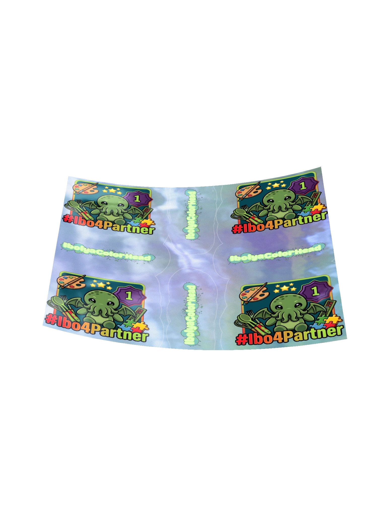 #Ibo4Partner Holographic Stickers product image (18)