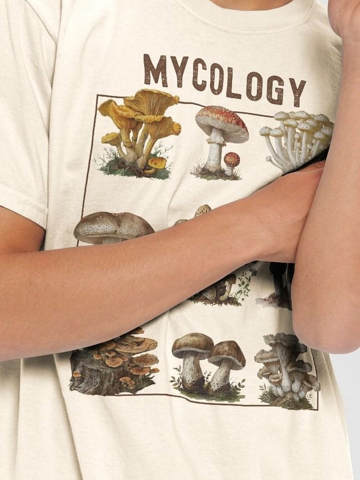 Mycology Mushroom Graphic T-Shirt - Fungi Enthusiast Tee product image (2)