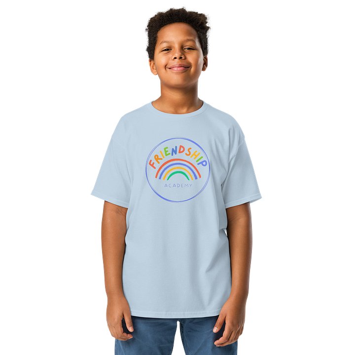 Rainbow Friendship Academy Kids Tee product image (1)