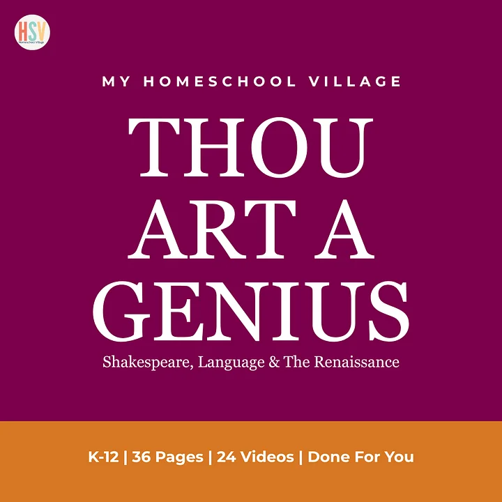 Thou Art a Genius: Shakespeare, Language & the Renaissance product image (1)