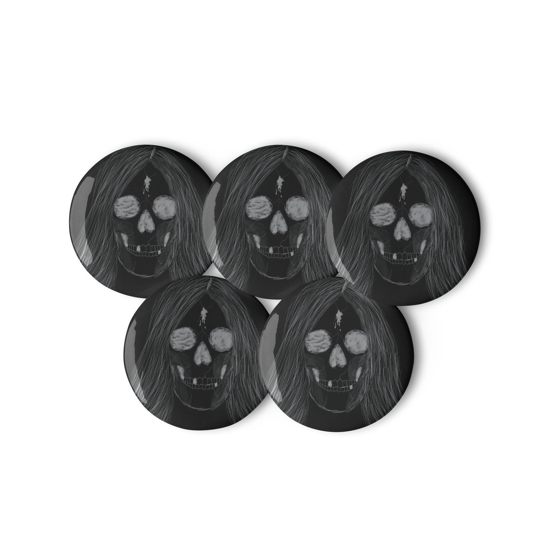 Skull Pin Button Set product image (2)