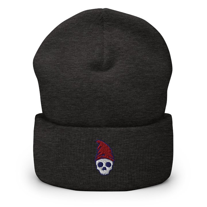 GnomeSkulls Tall Red Skull Beanie product image (1)