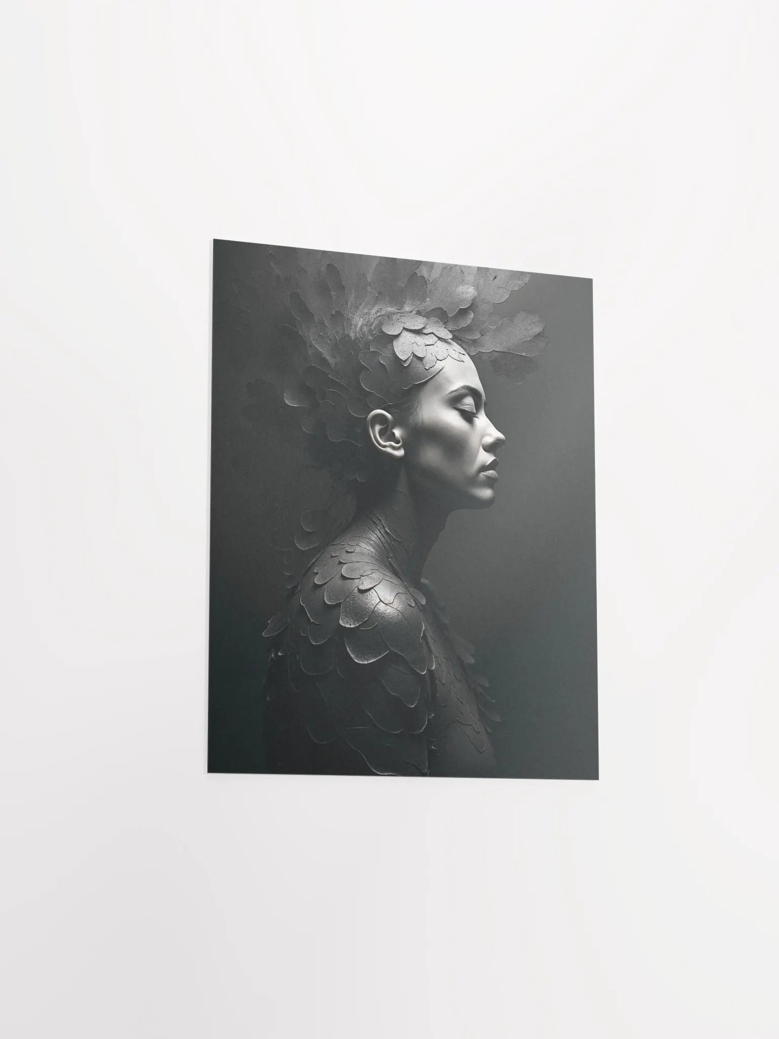 Sculpted Leaf Art Matte Poster product image (23)