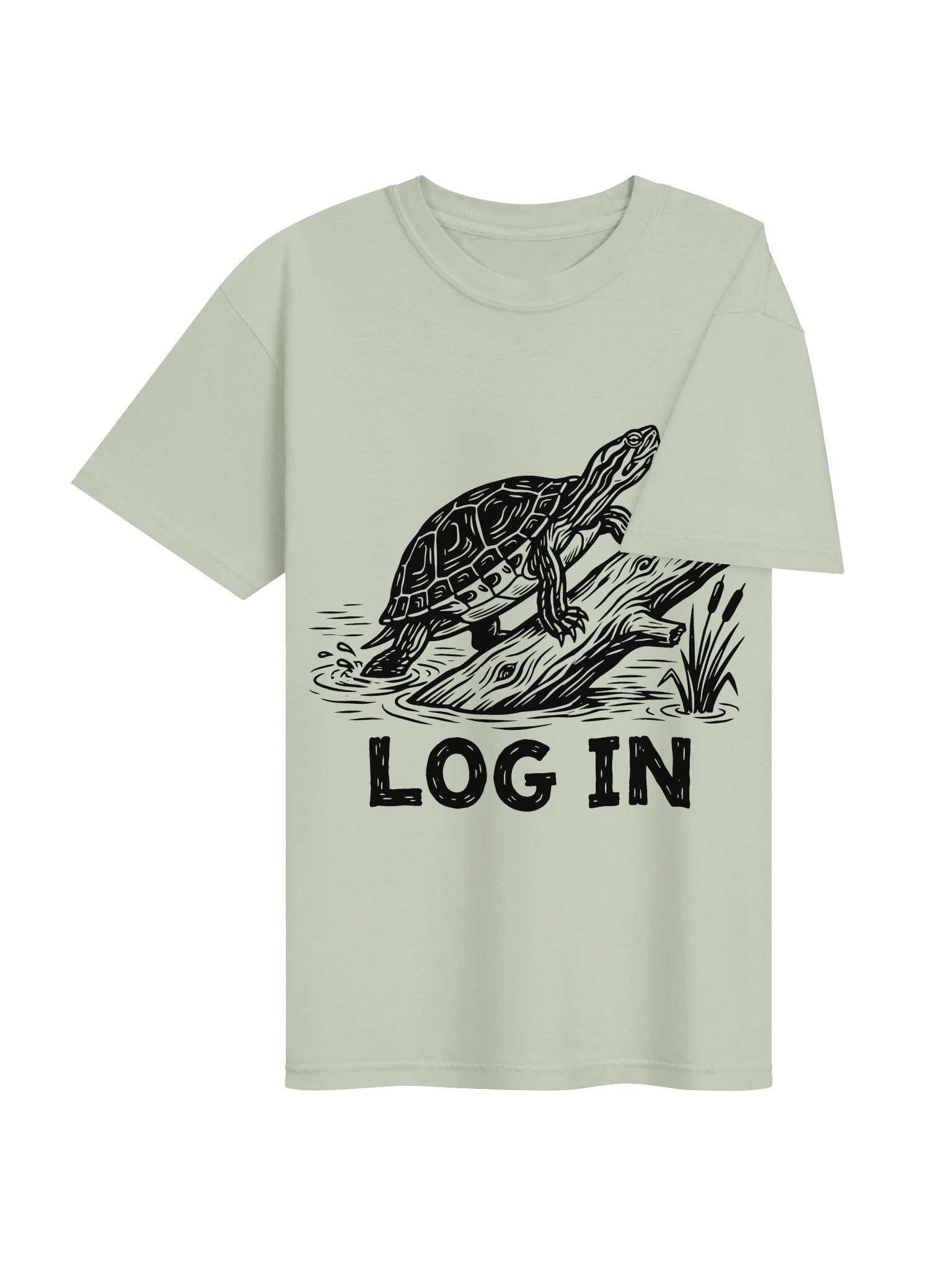 Log In, Log Out Turtle Tee product image (4)