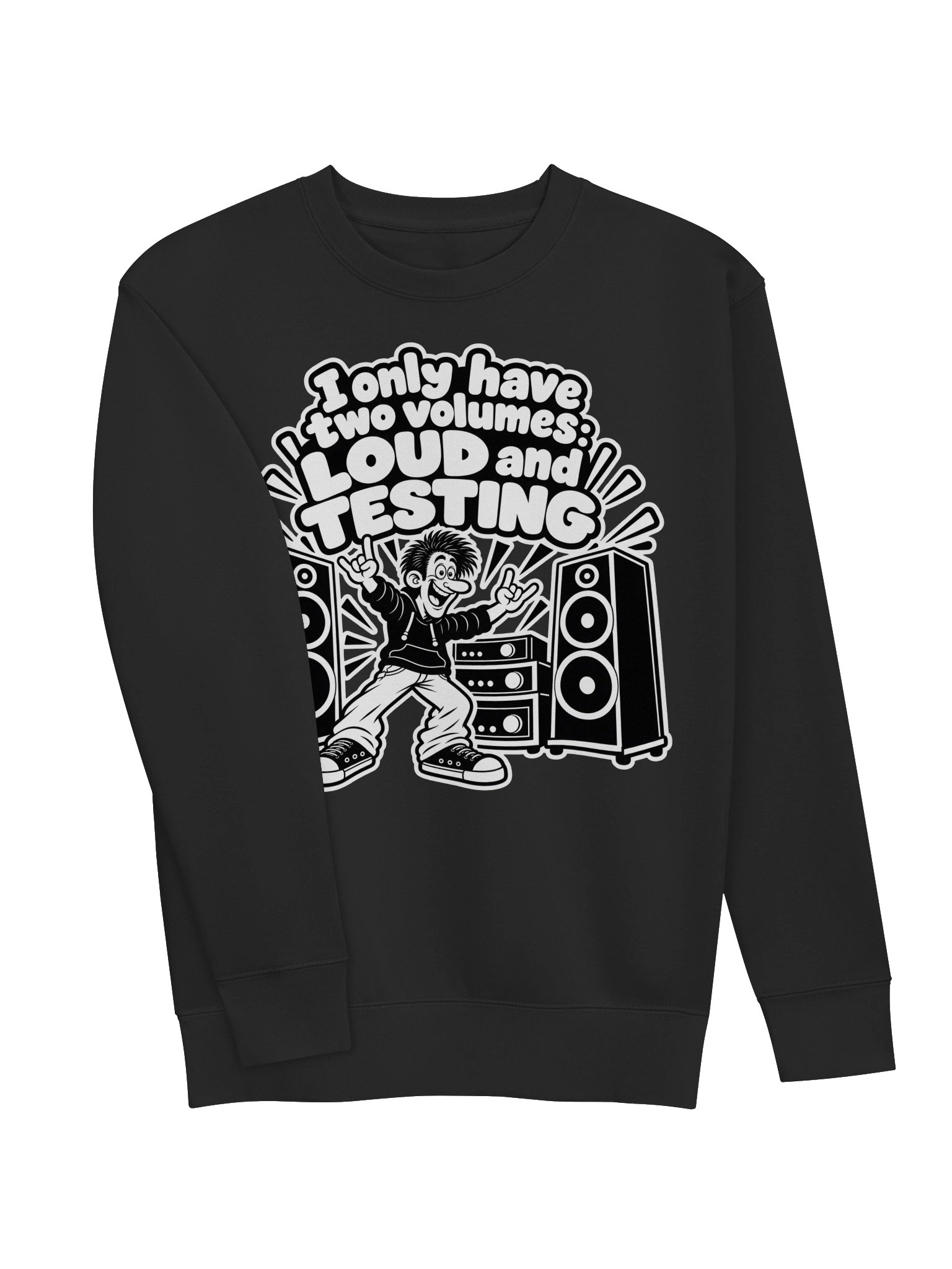 I Have Only Two Volumes Loud and Testing - Long Sleeve T-shirt product image (3)