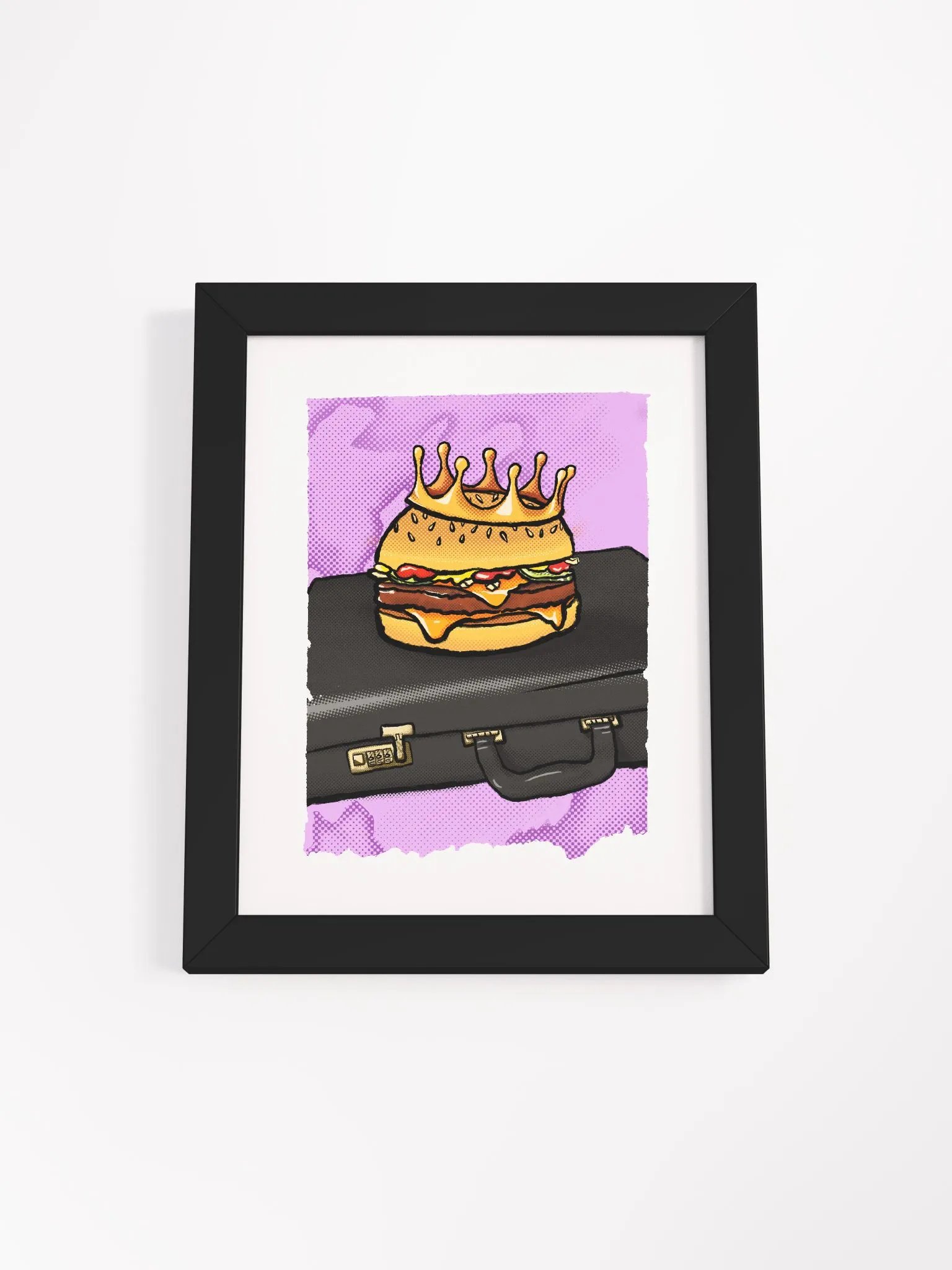 Royale W/ Cheese Framed High-Quality Matte Poster (in) by Allcolor product image (1)