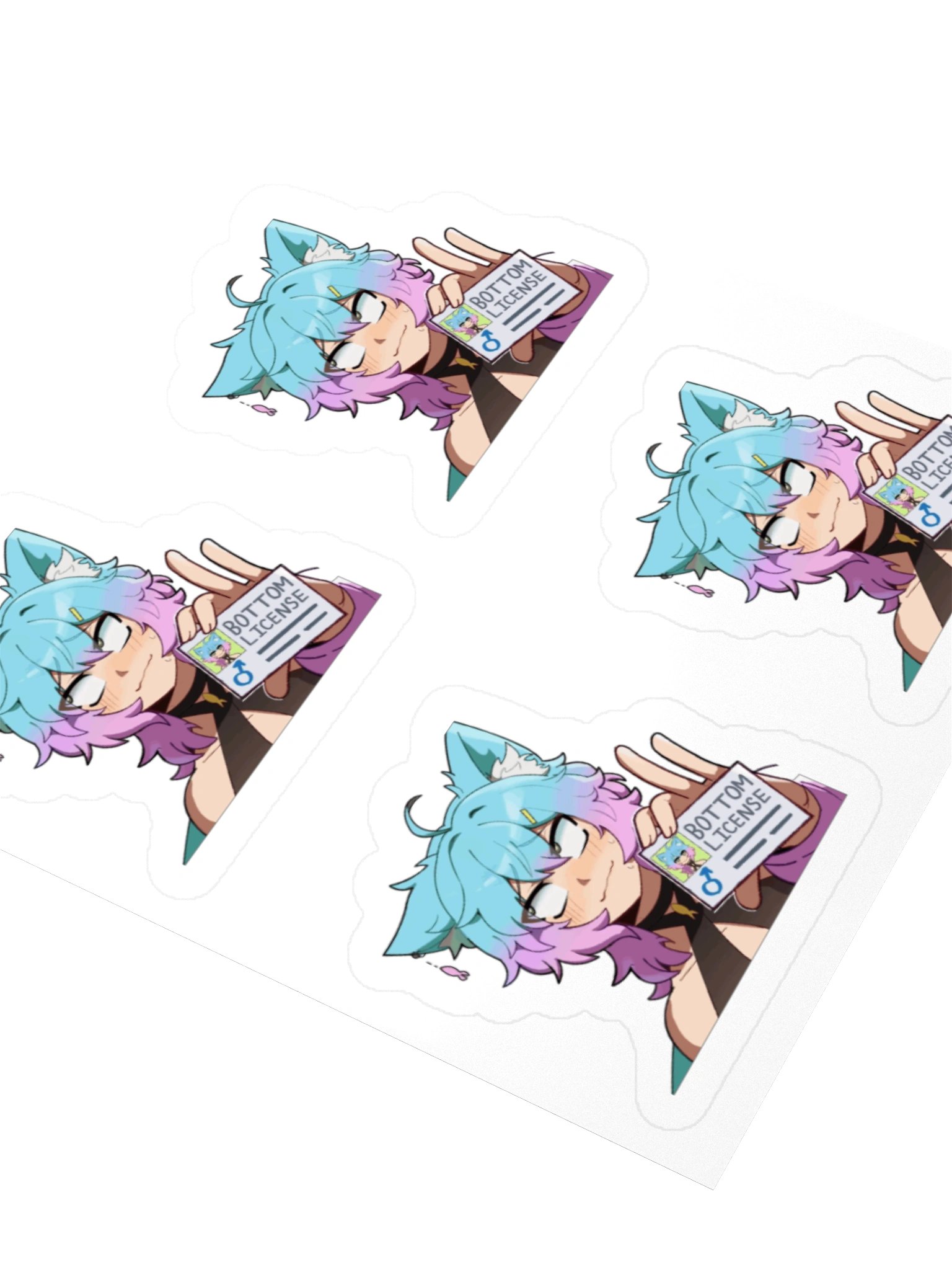 Bottom License Stickers product image (3)