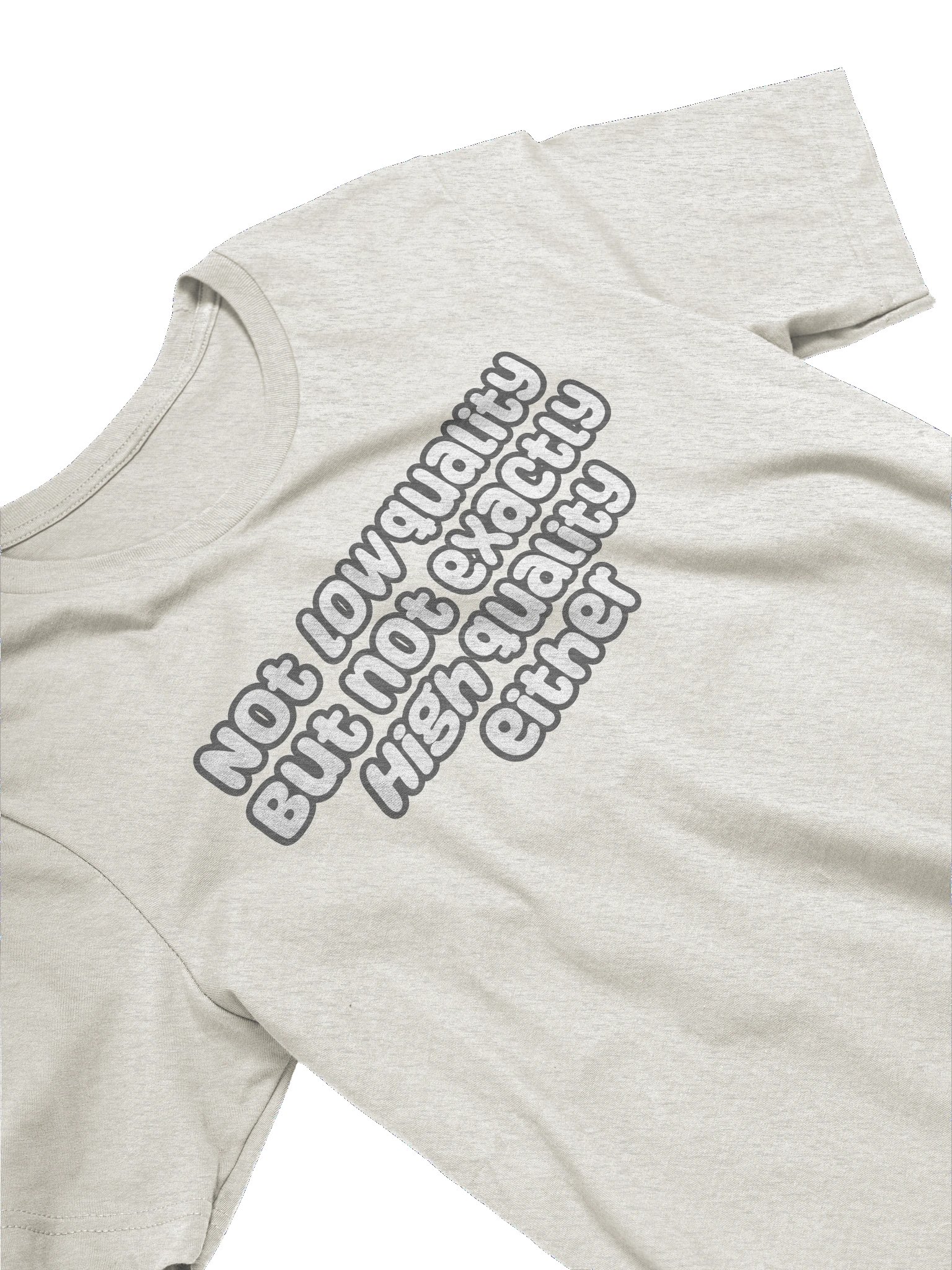 Not Low Quality Unisex T-Shirt - pastel colours product image (3)