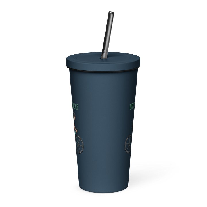 Doctor Athlete Tumbler with Straw | Mens Cycling Edition product image (10)
