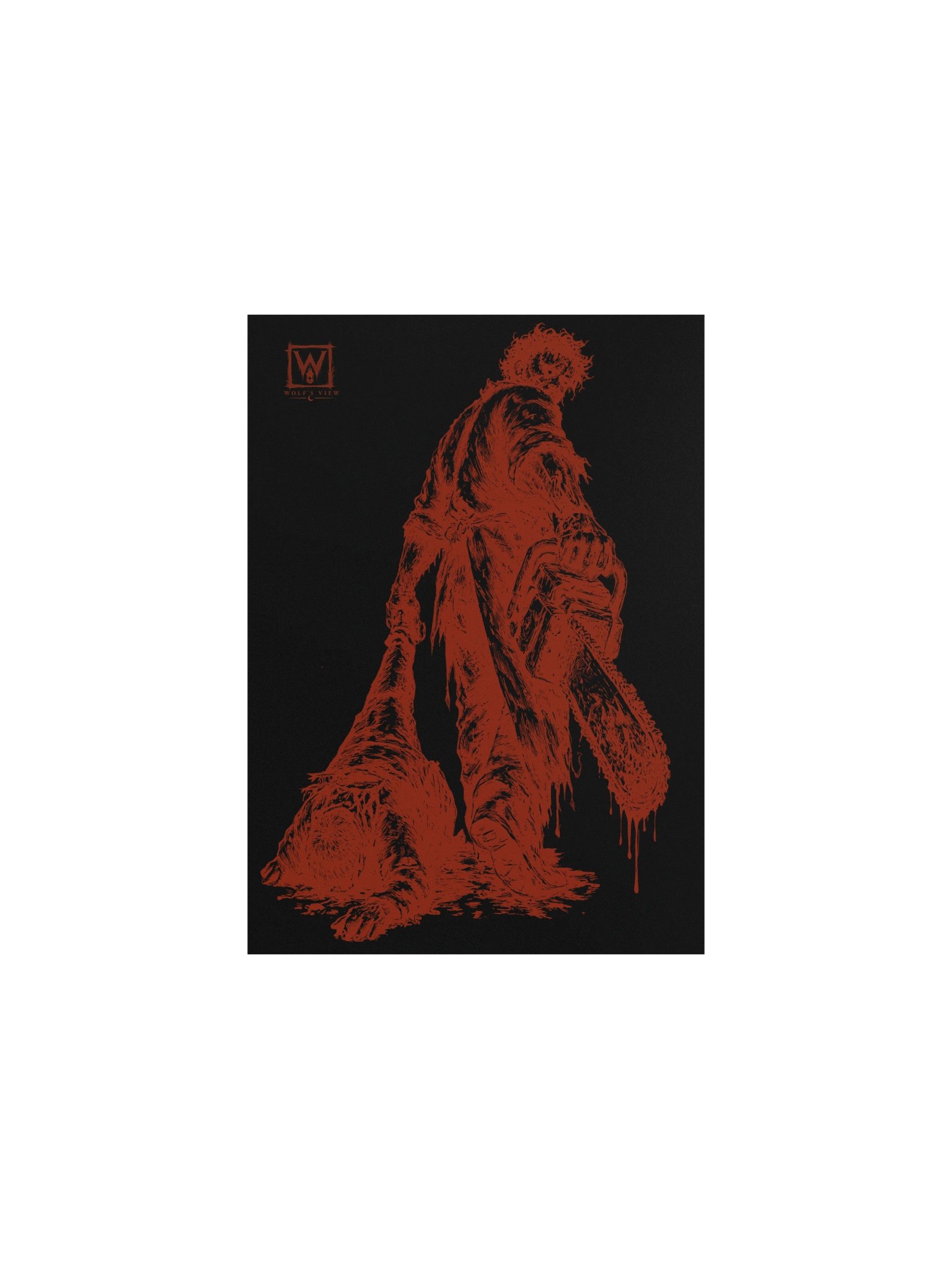 Tattoo Flash Series- Leatherface- Red Print product image (2)